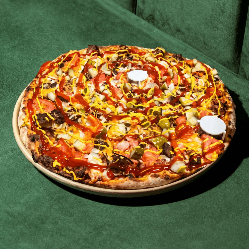 Bacon Double Cheeseburger Pizza (Tuesday Special)
