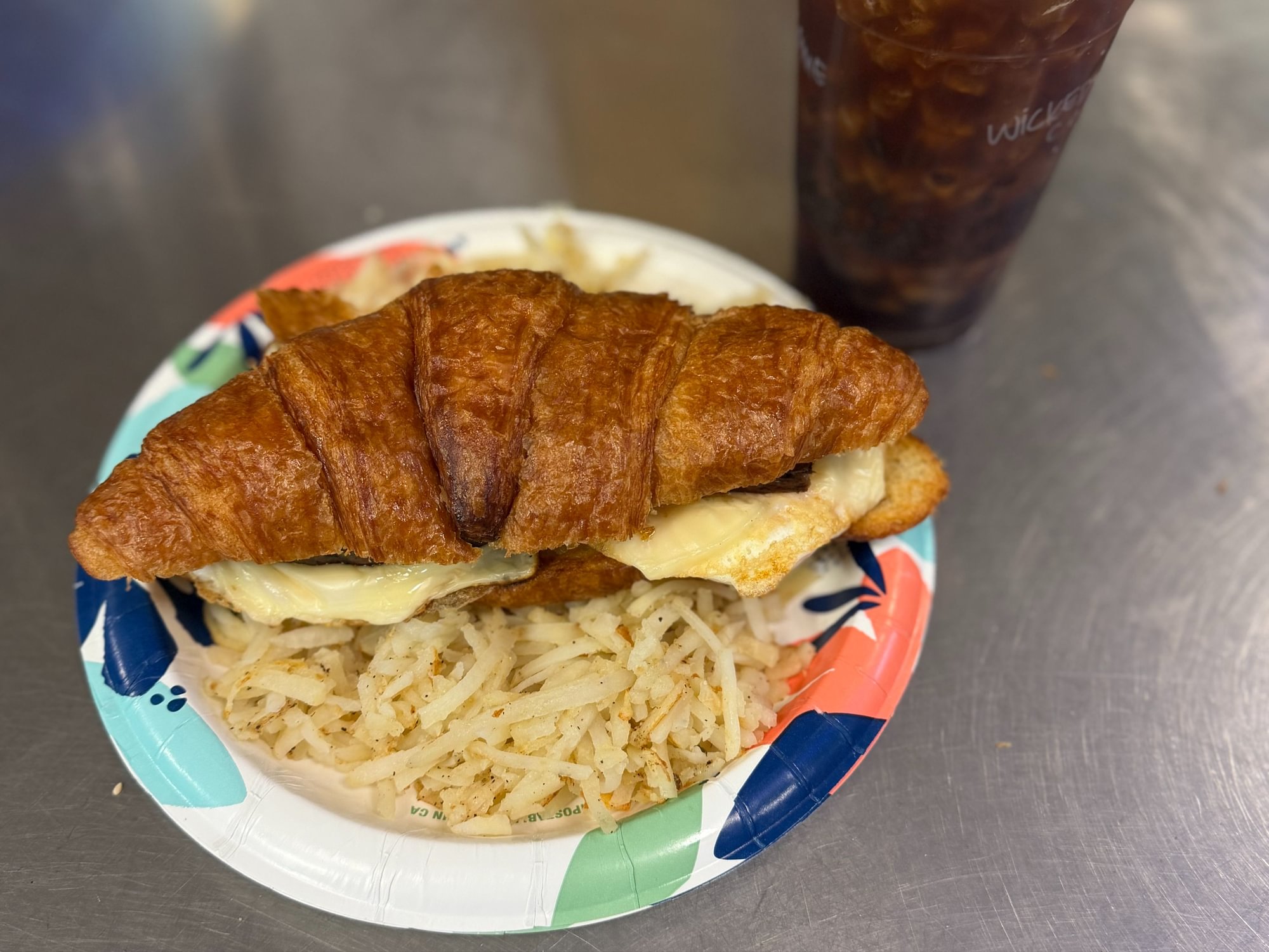 Crosaint Breakfast Sandwich Combo