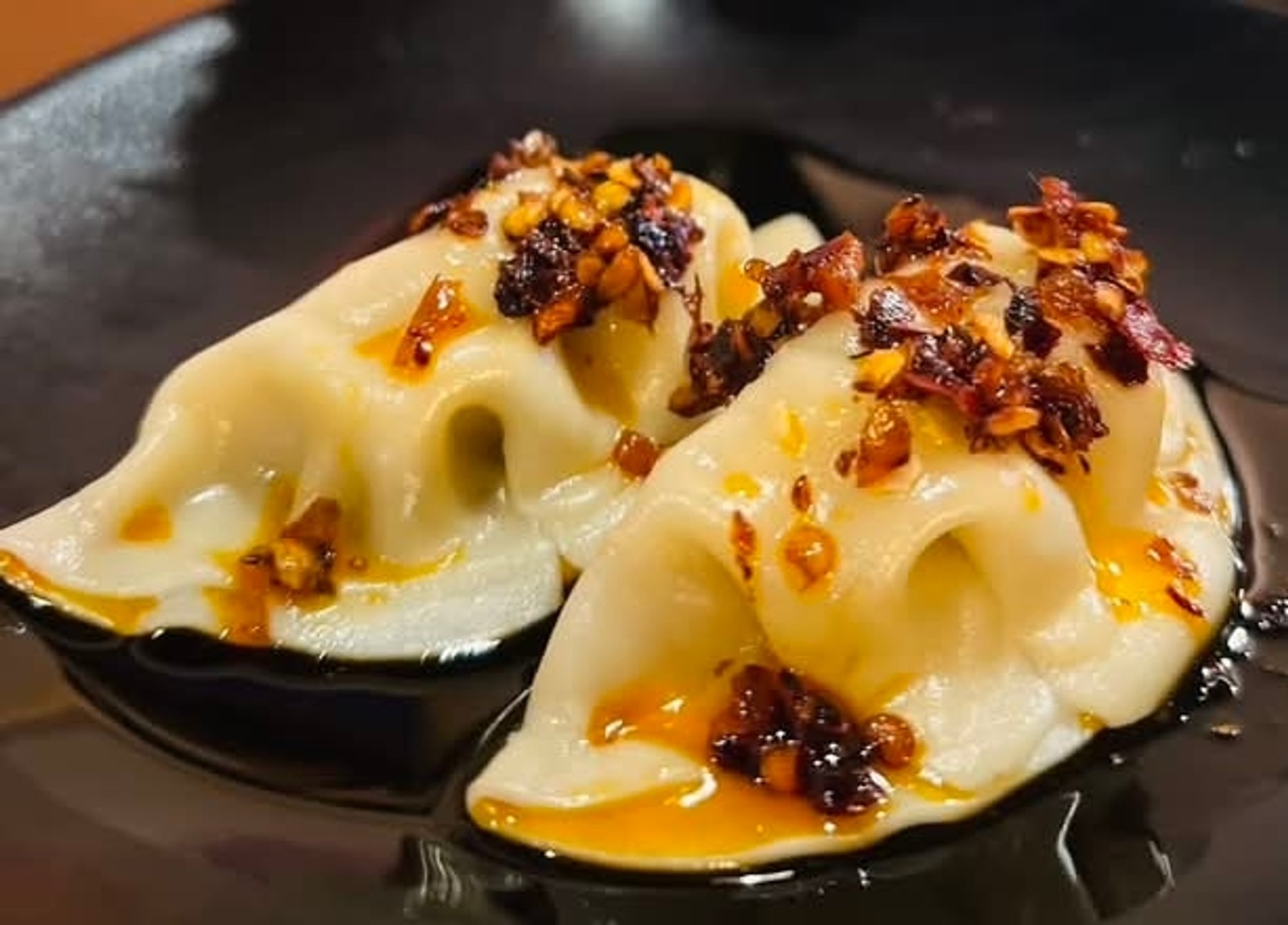 Chili Garlic Dumplings