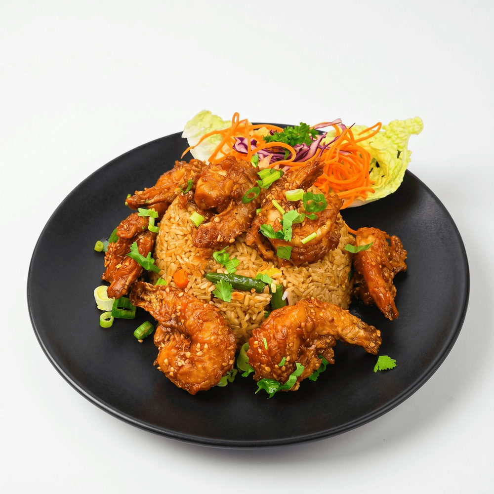 SP-Korean Fried Rice with Crispy Shrimp