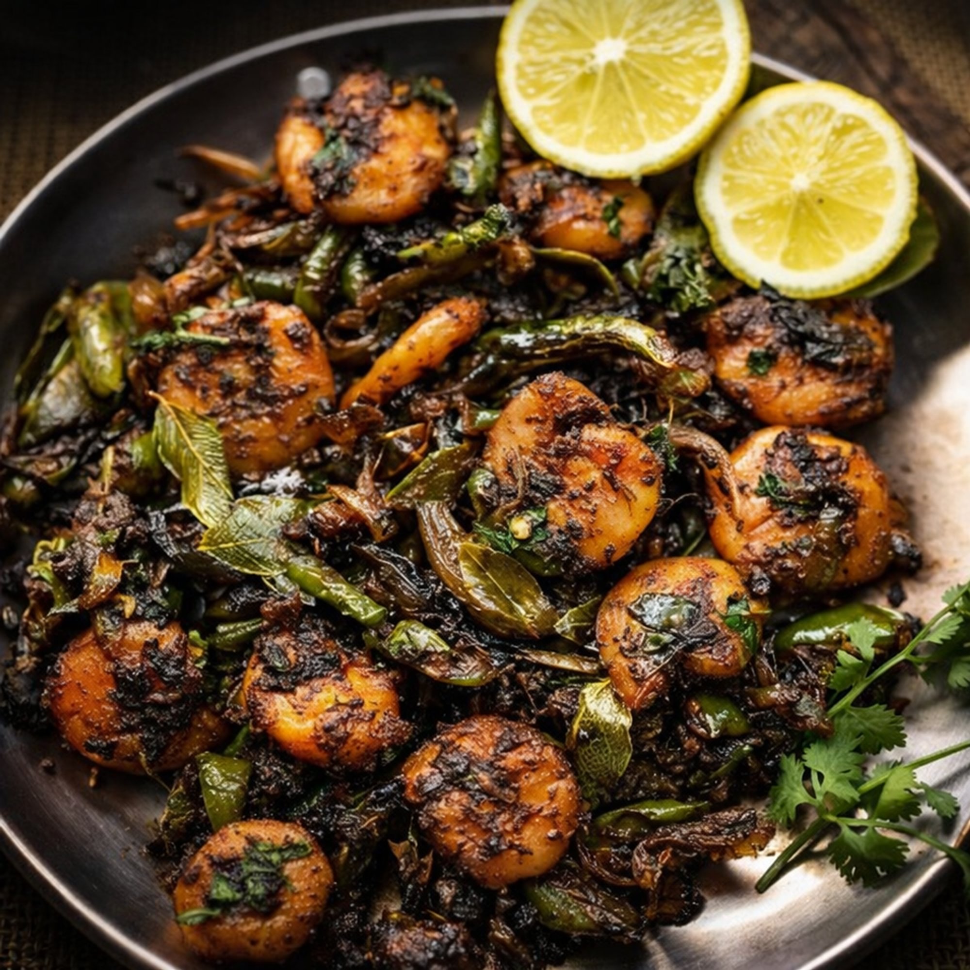 Prawn Pepper Fry