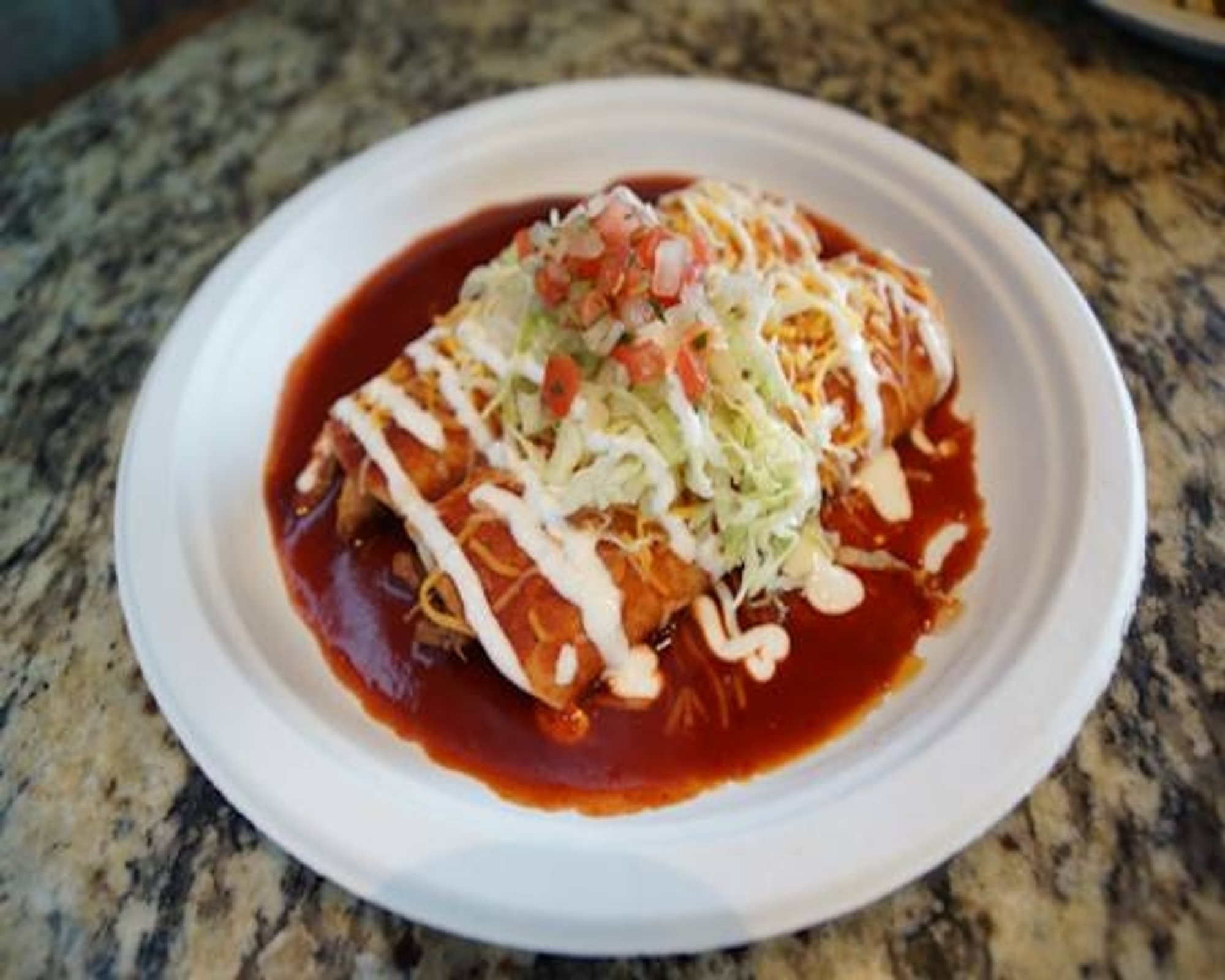 Side 2 Chicken Enchiladas