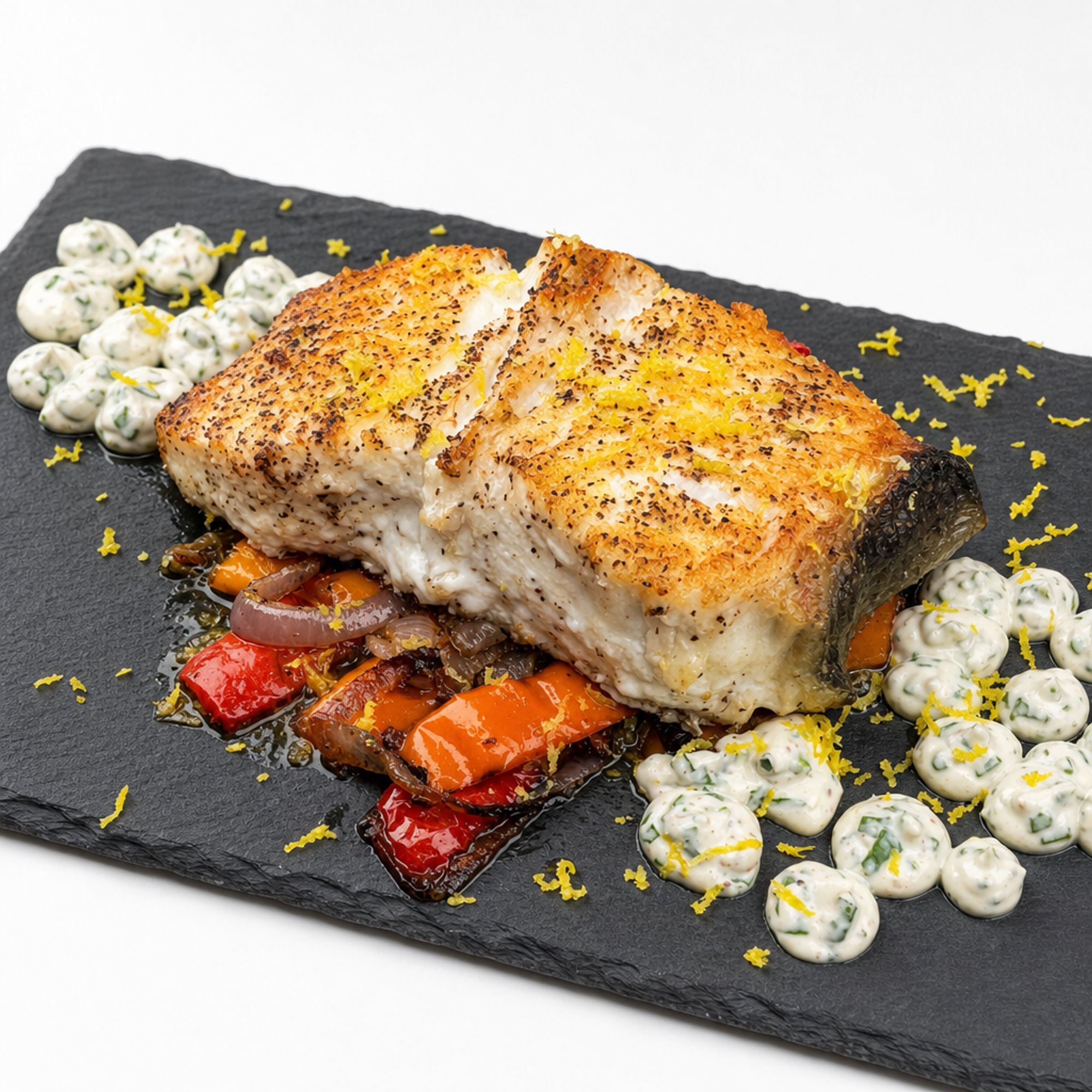 Broiled Eastern Halibut Steak