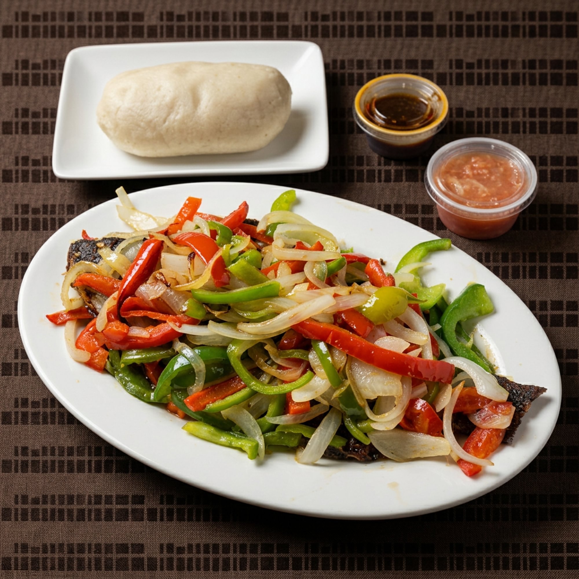 Banku or Kenkey with Tilapia