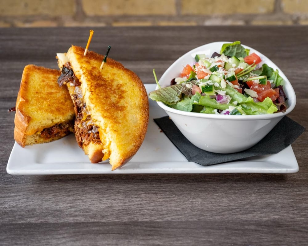 Pulled Bacon Grilled Cheese