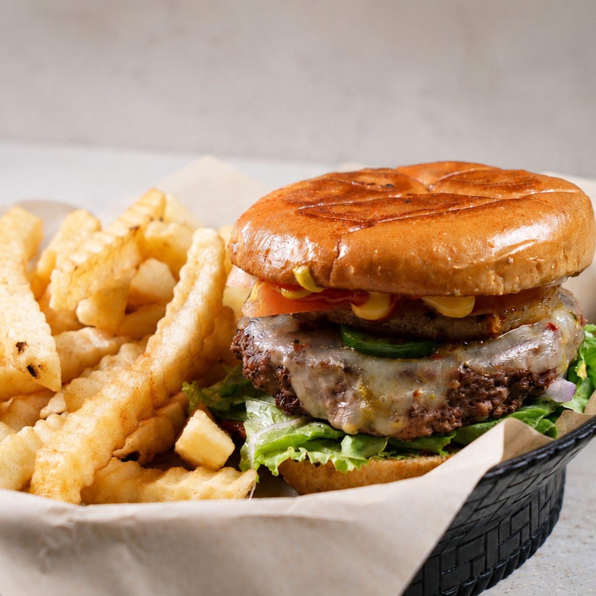 Jalapeño & Pineapple Burger