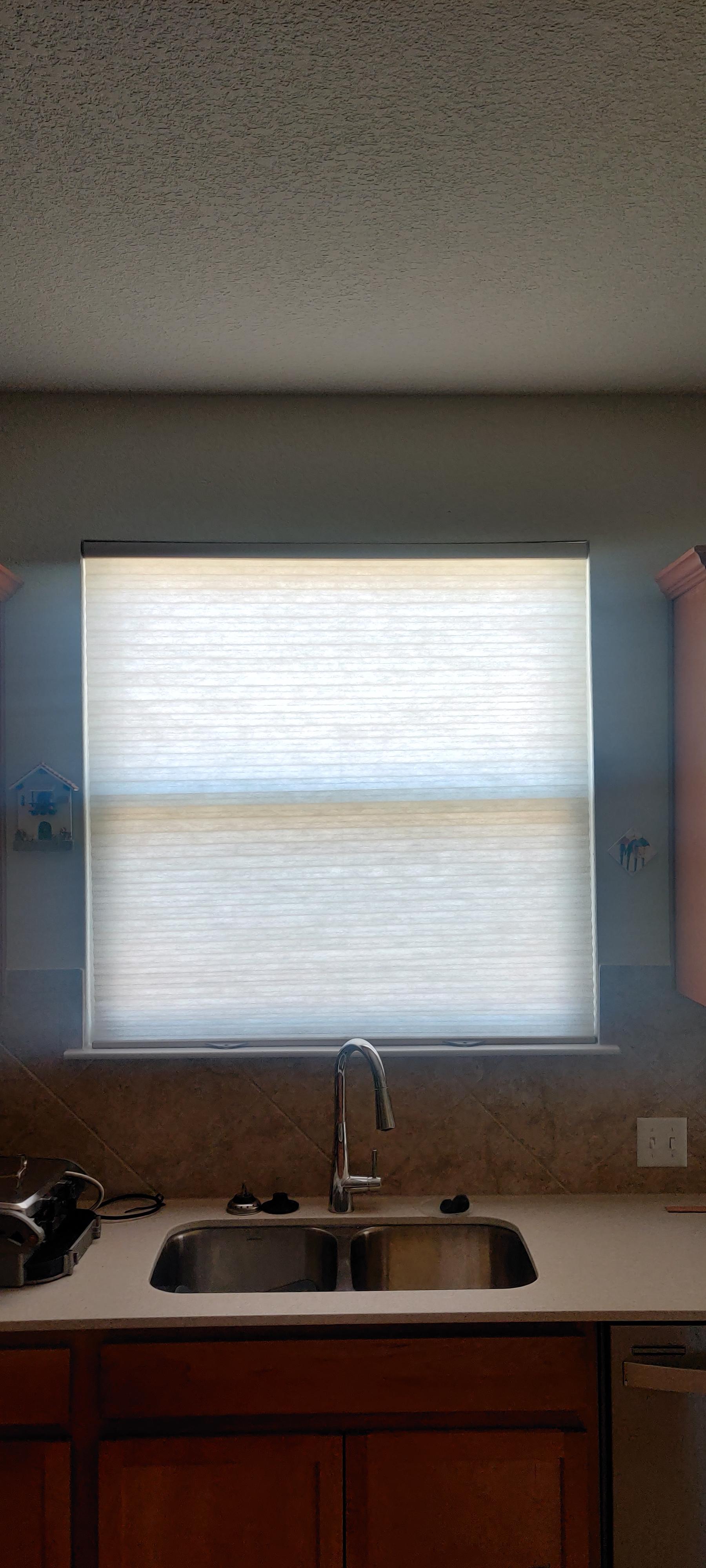 Light filtering cellular shade for Kitchen in Georgetown