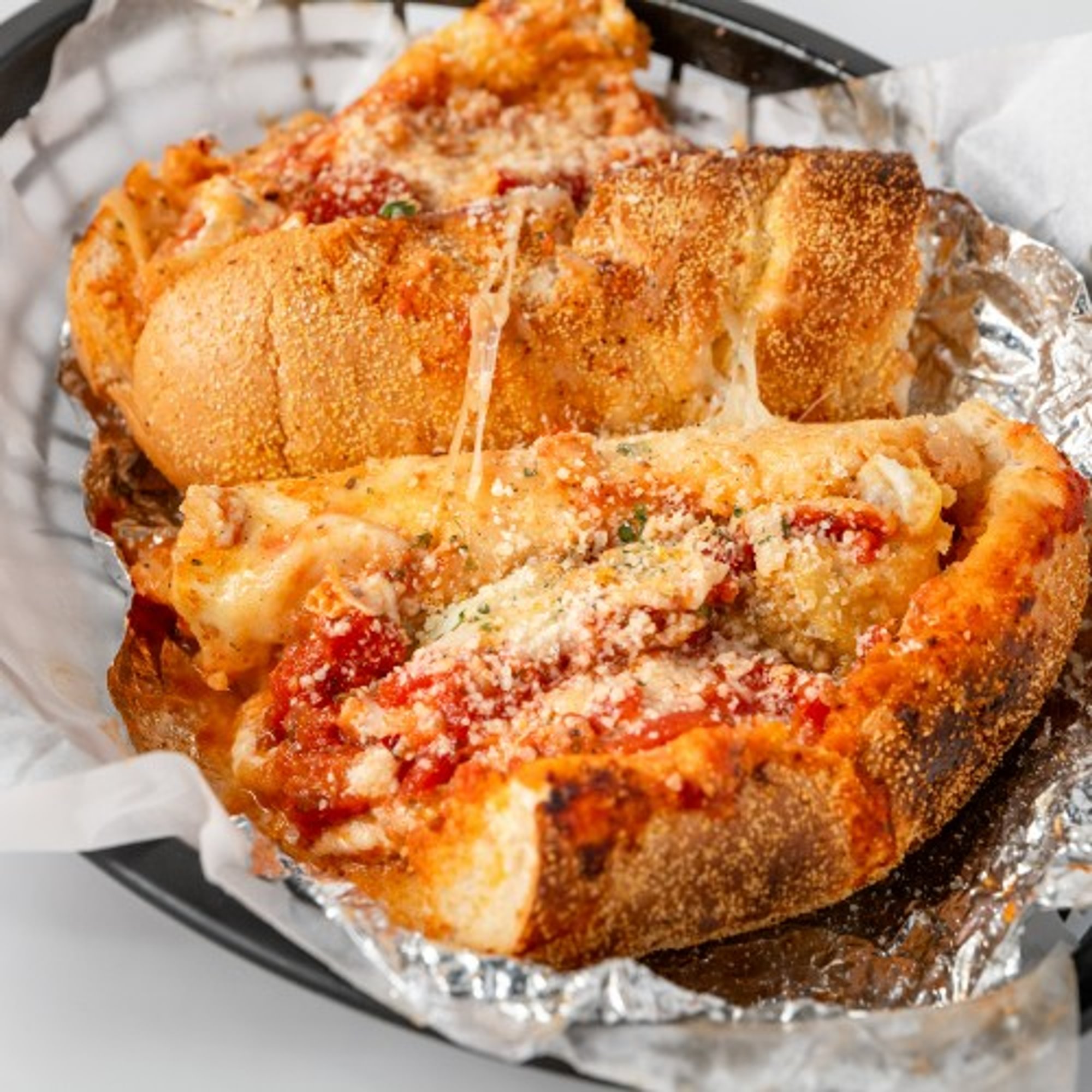 Eggplant Parmesan Sandwich