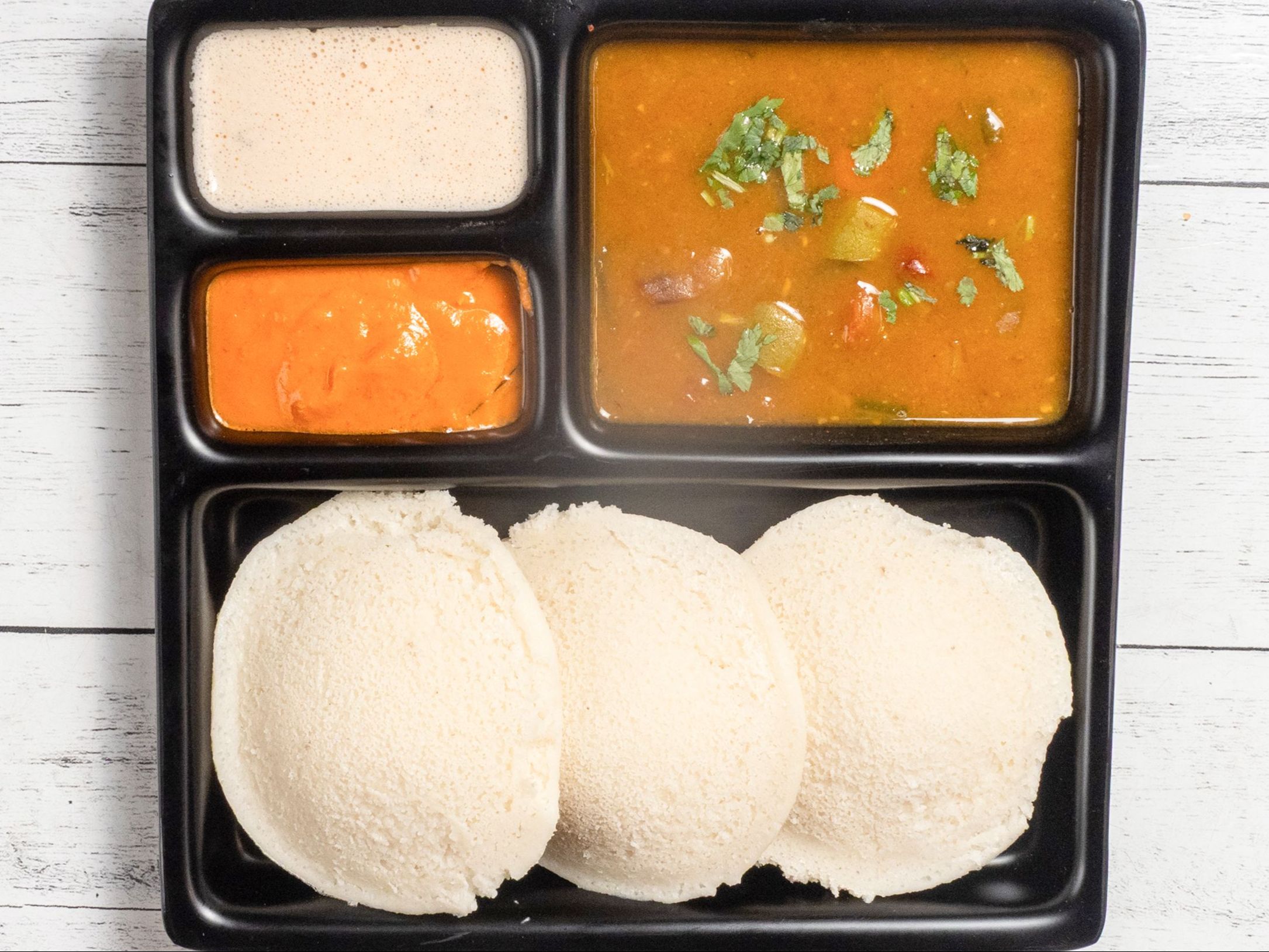 PLD - 22A. 3 pcs Plain Idly - سادہ اڈلی/இட்லி