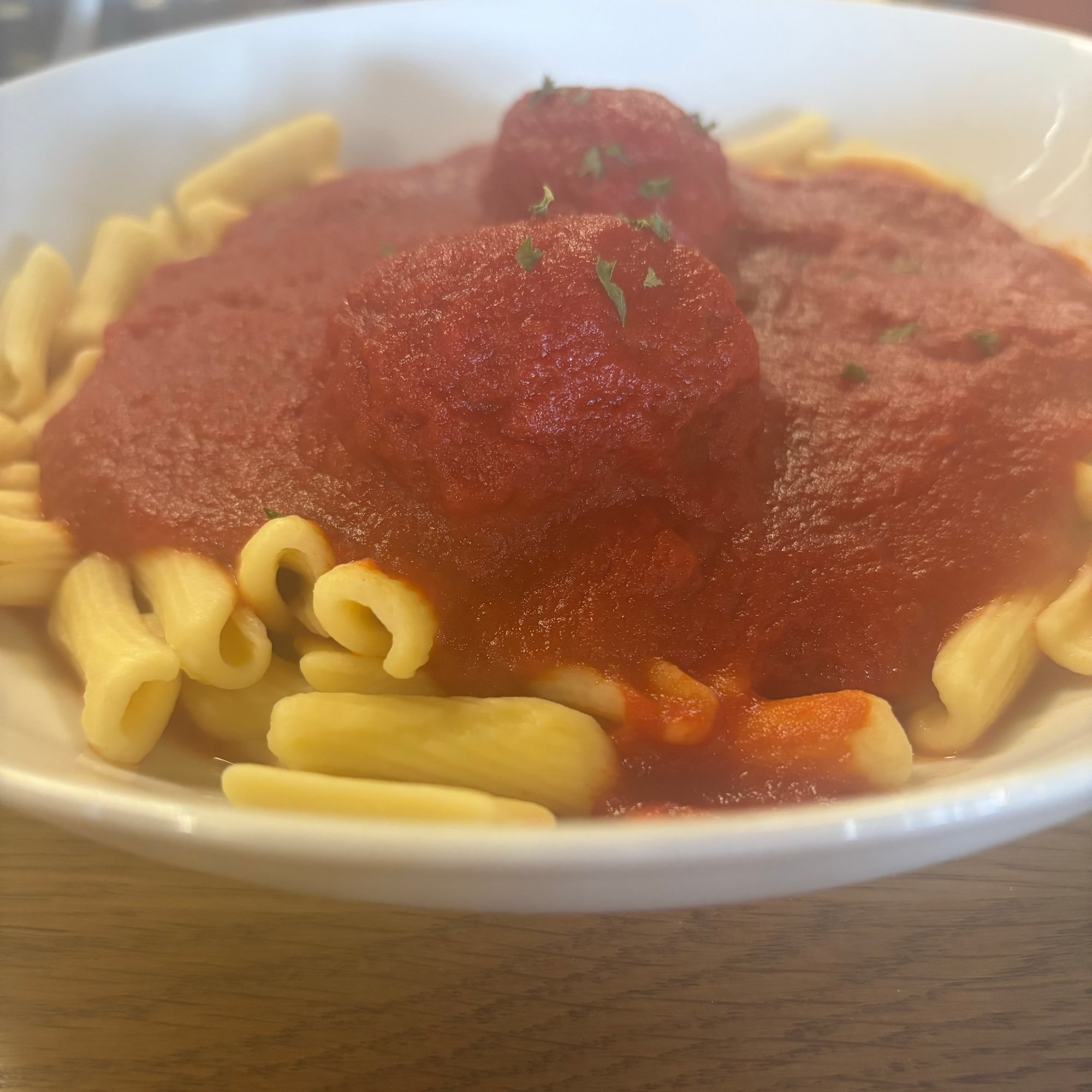 Cavatelli W/2 Meatballs