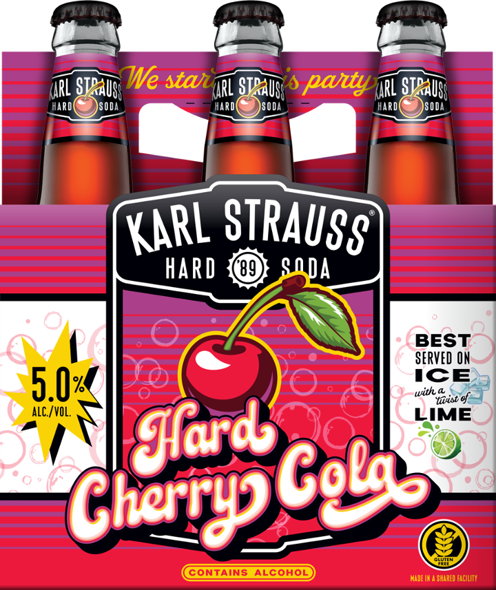 Hard Cherry Cola | 6 pack 12oz Bottles