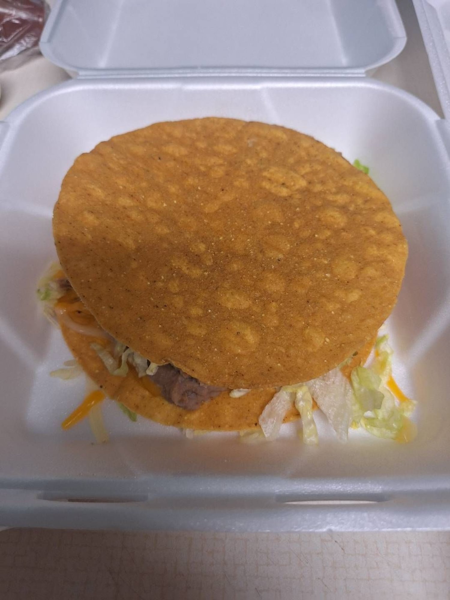 Shredded Beef Tostada