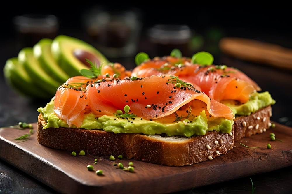 Bagel Avocado Toast