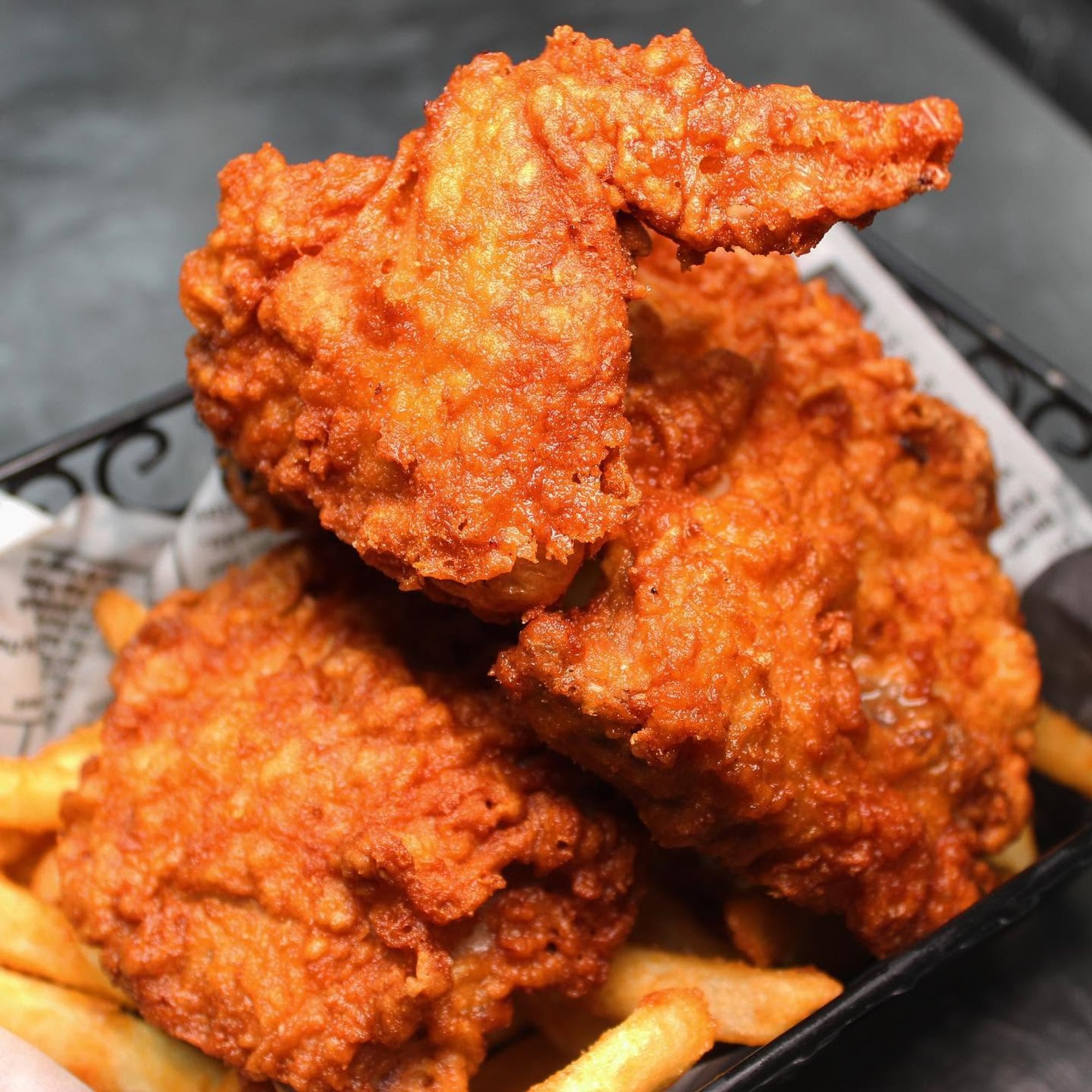 Fried Chicken in a Basket