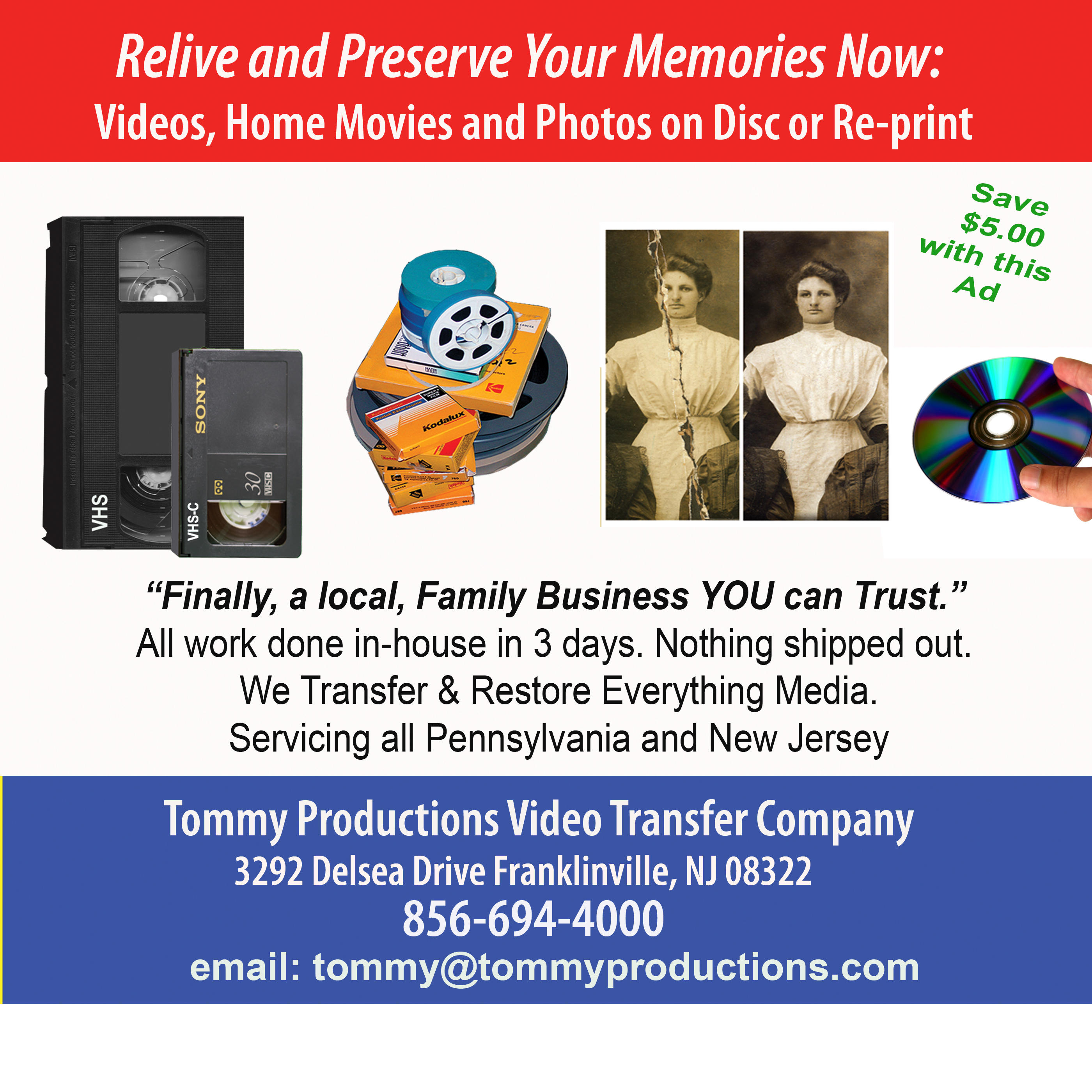 Tommy Productions Media Services Photo