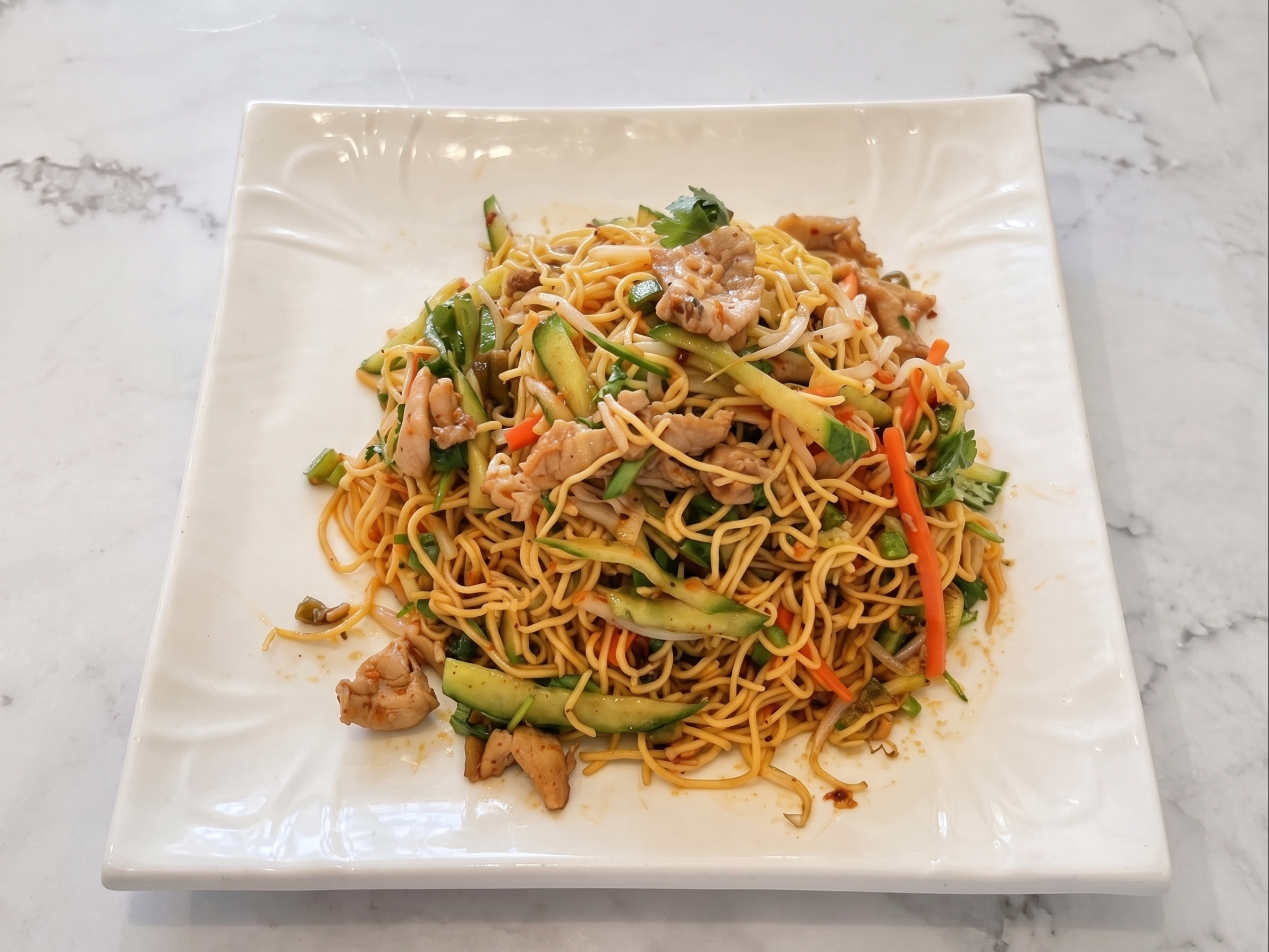 Cold Noodles with Chicken