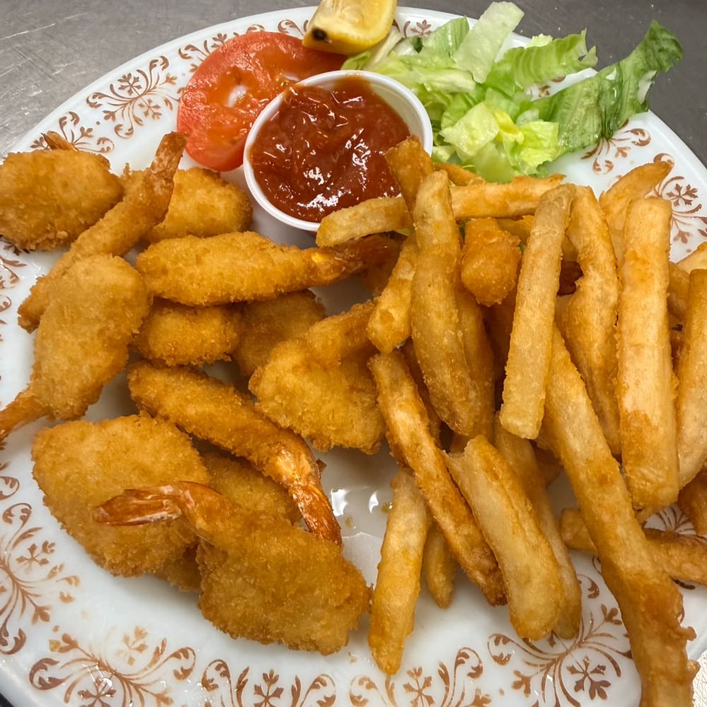 Shrimp in a Basket