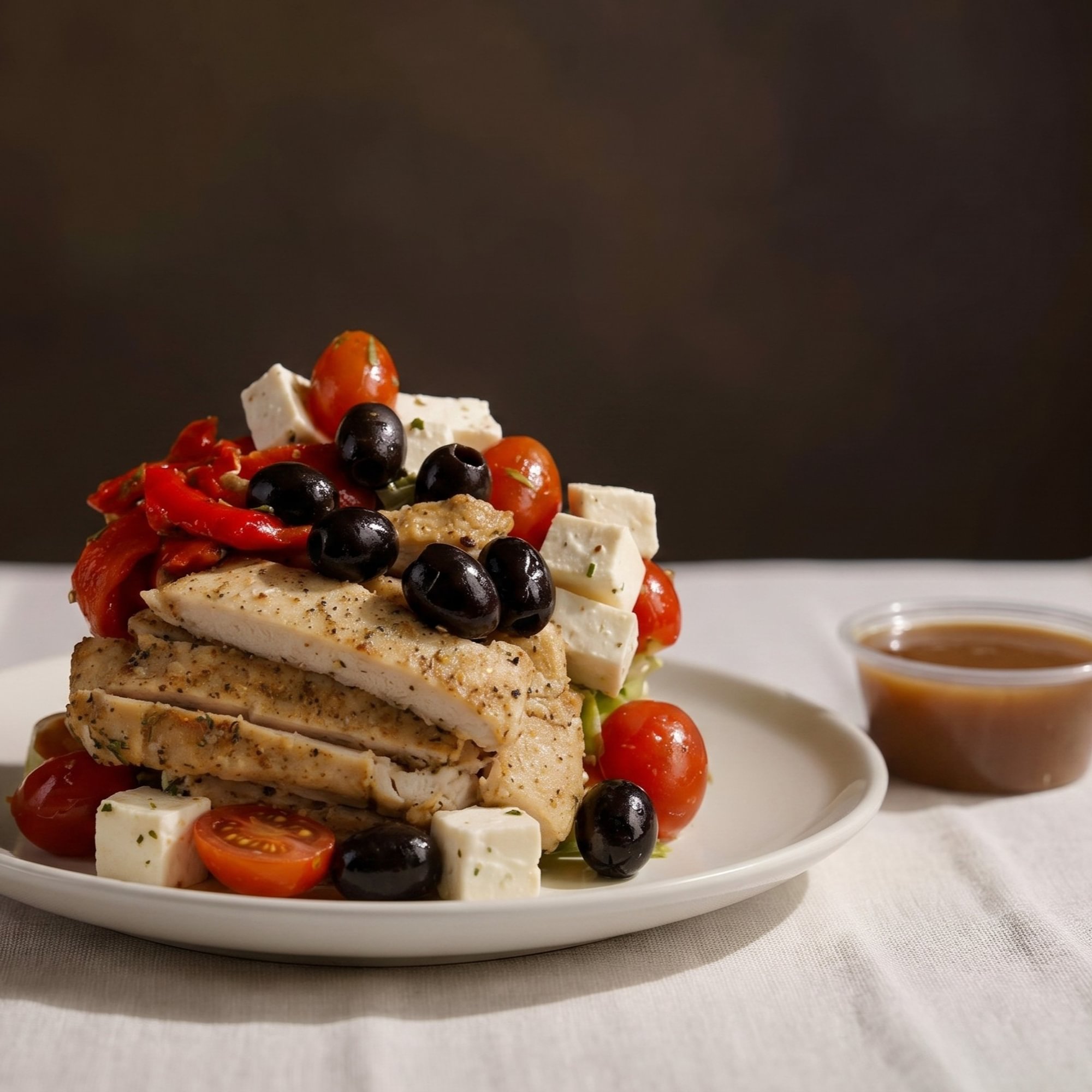 Italian Chicken Cutlet Salad