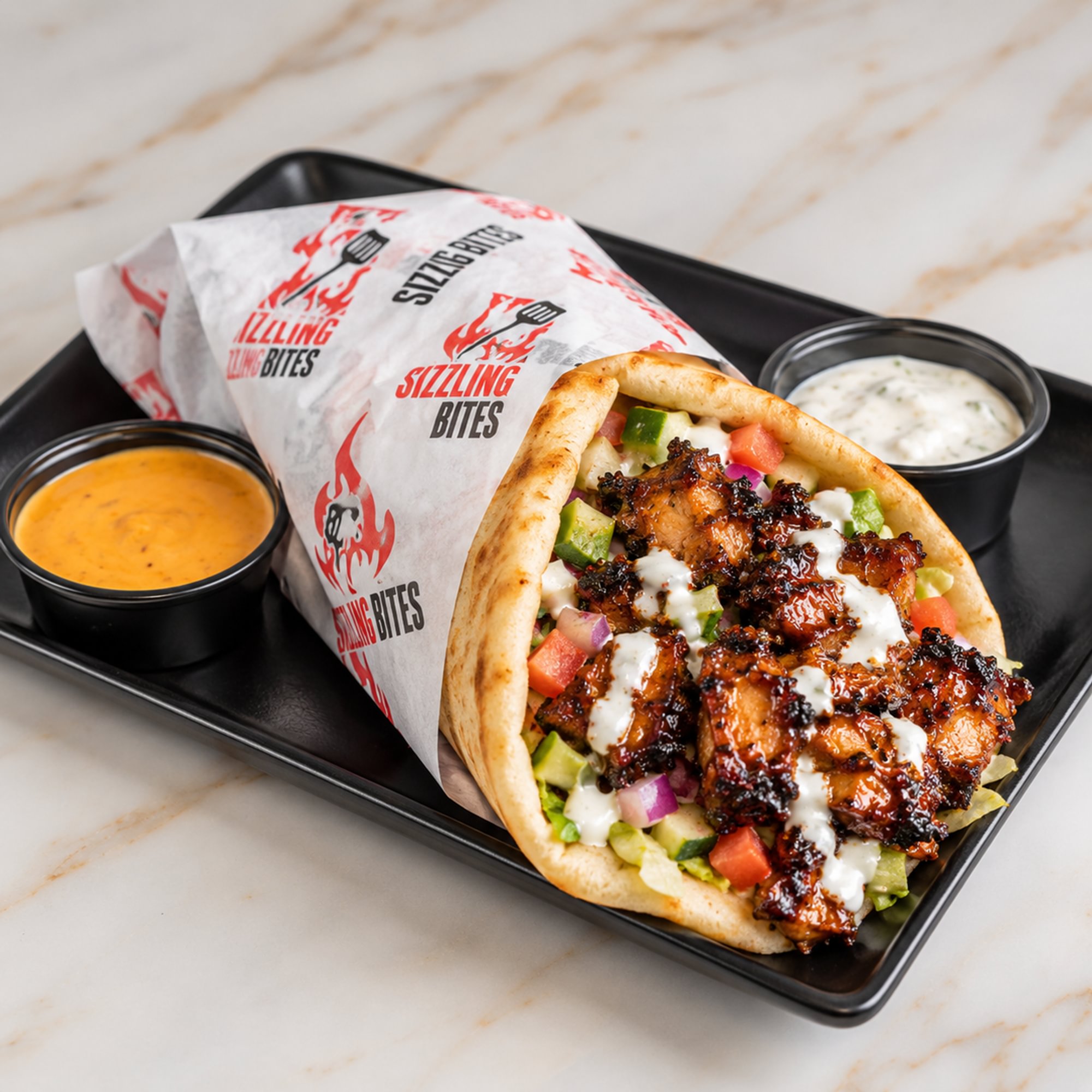 Jerk Chicken Gyro