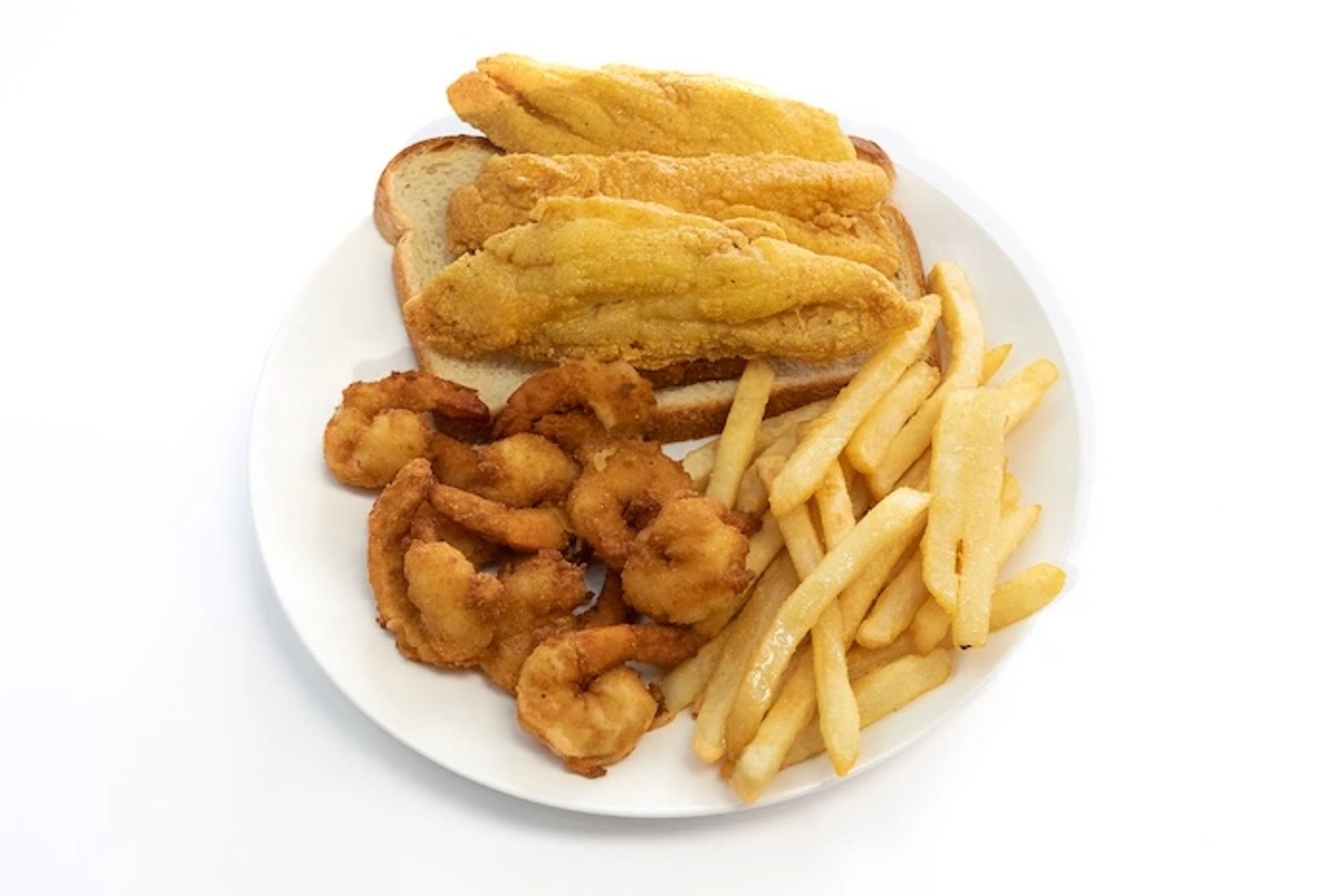 Combo #16 - Grouper & 10 Shrimp or 3 Wings