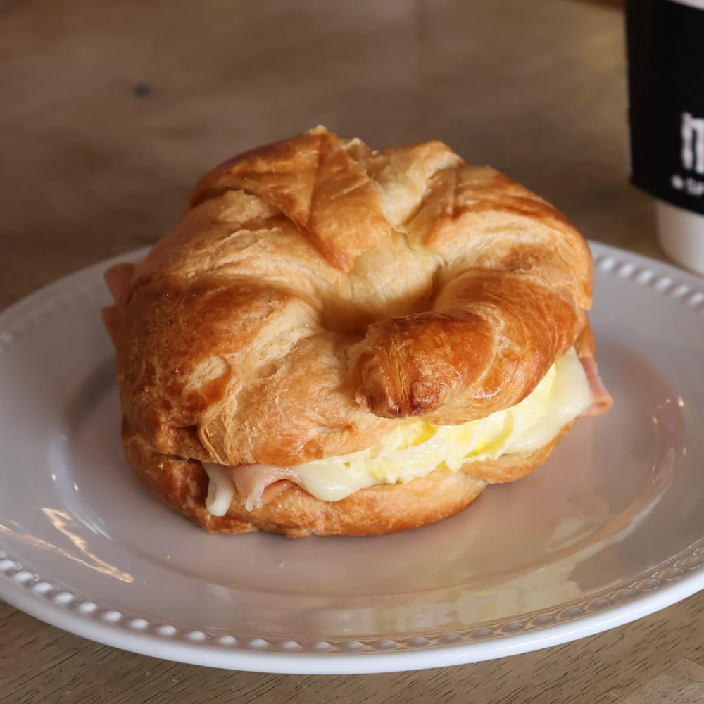 Ham, Havarti, Honey and Egg Croissant