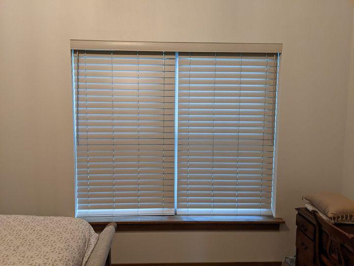 Something new or something tried and true? Why not both? For these Guttenberg homeowners, we went with Faux Wood Blinds. They look amazing, and they're loaded with traditional style!  BudgetBlindsCedarFallsWaterloo  GuttenbergIA  FauxWoodBlinds  BlindedByBeauty  FreeConsultation