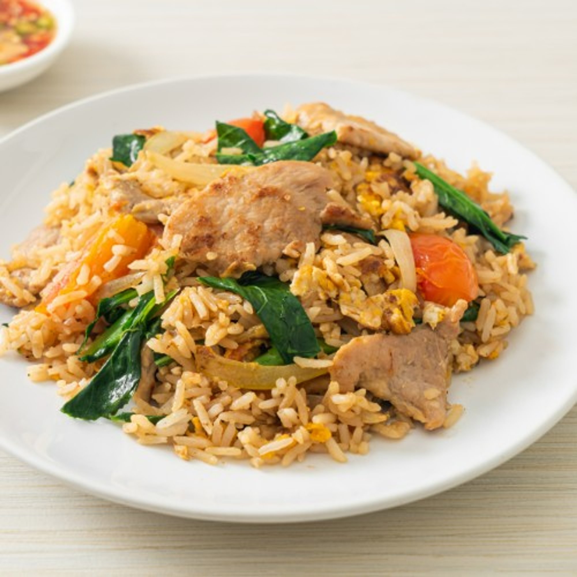 F5. Pork Fried Rice - Com Chien Xa Xiu