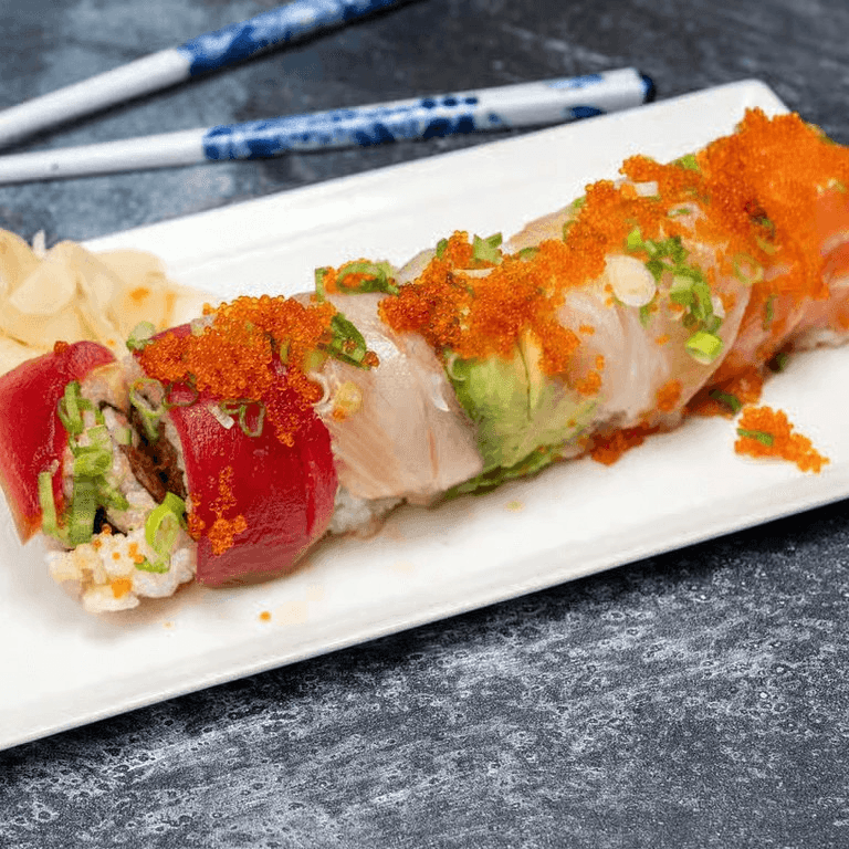 Spicy Rainbow Roll