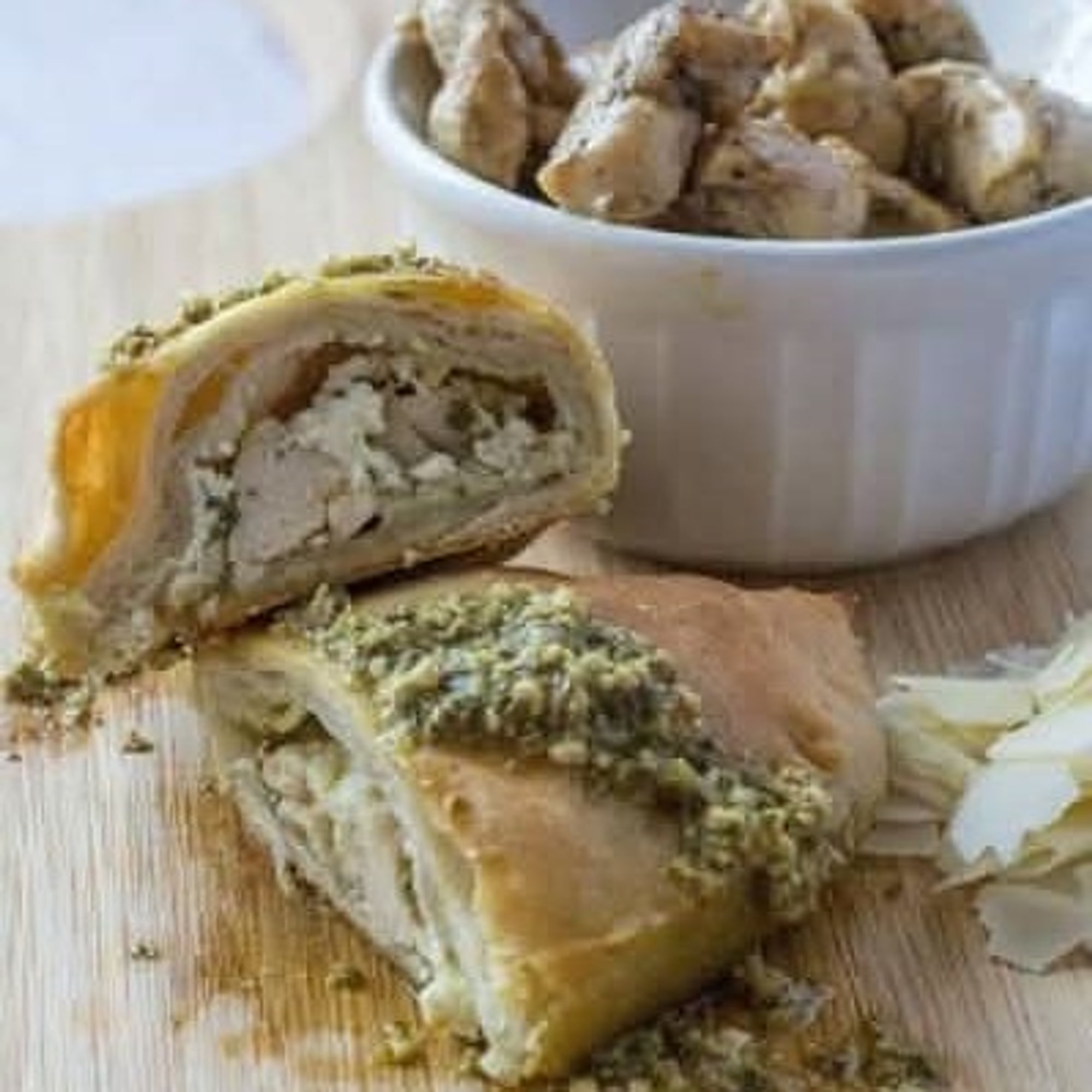 Chicken Pesto Calzone