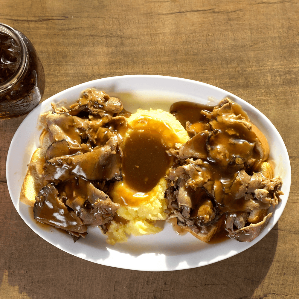 Open-Faced Roast Beef Sandwich