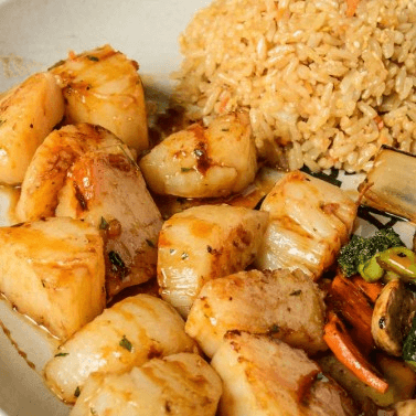 Hibachi Shrimp and Scallop Combo