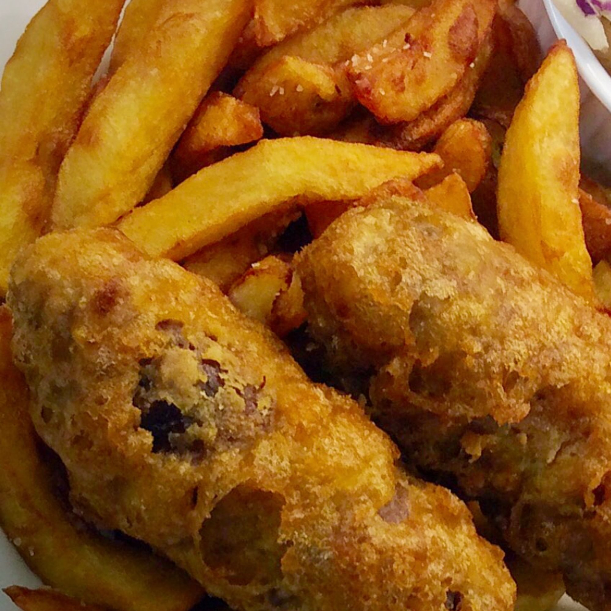 Sausages & Chips
