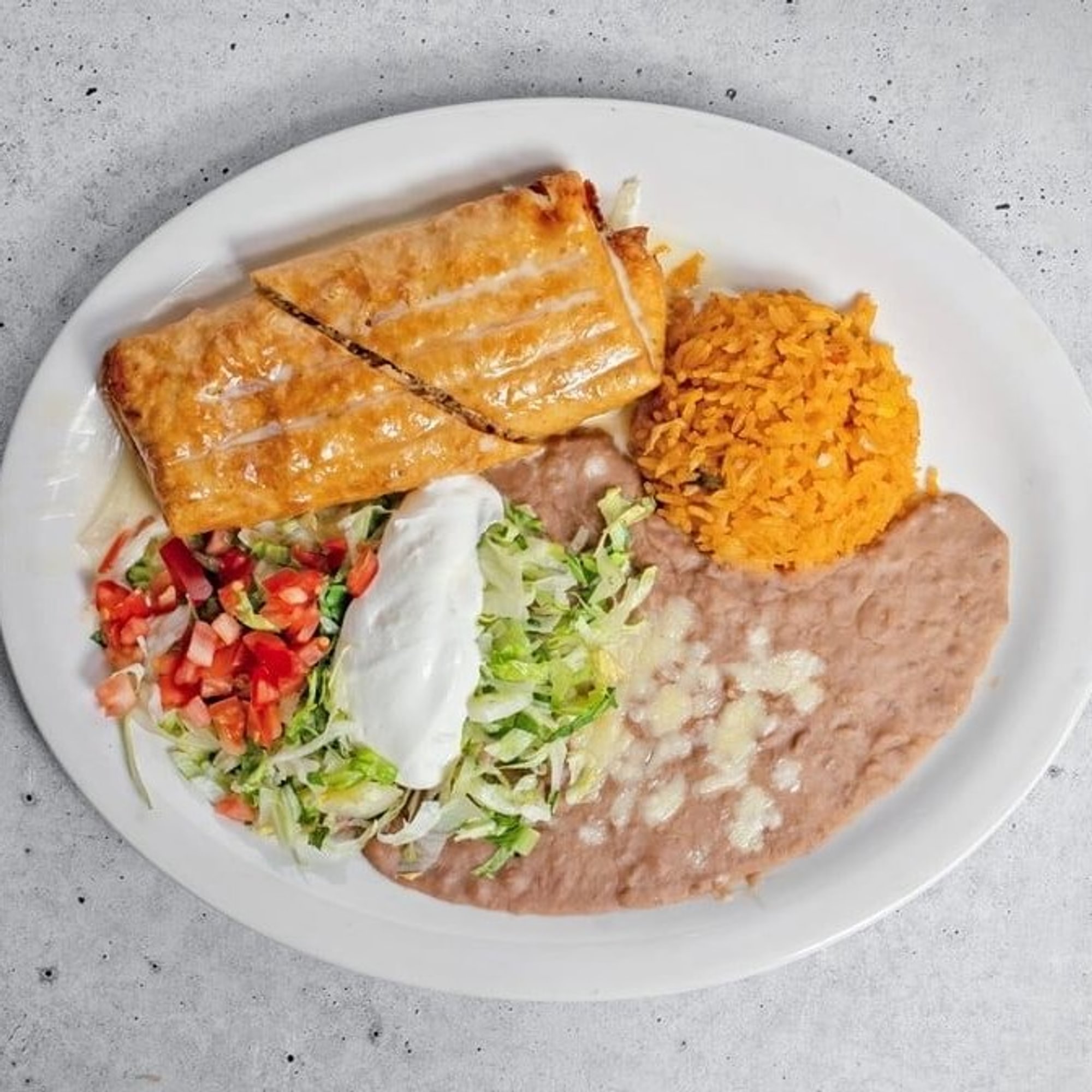 Chimichanga Platter
