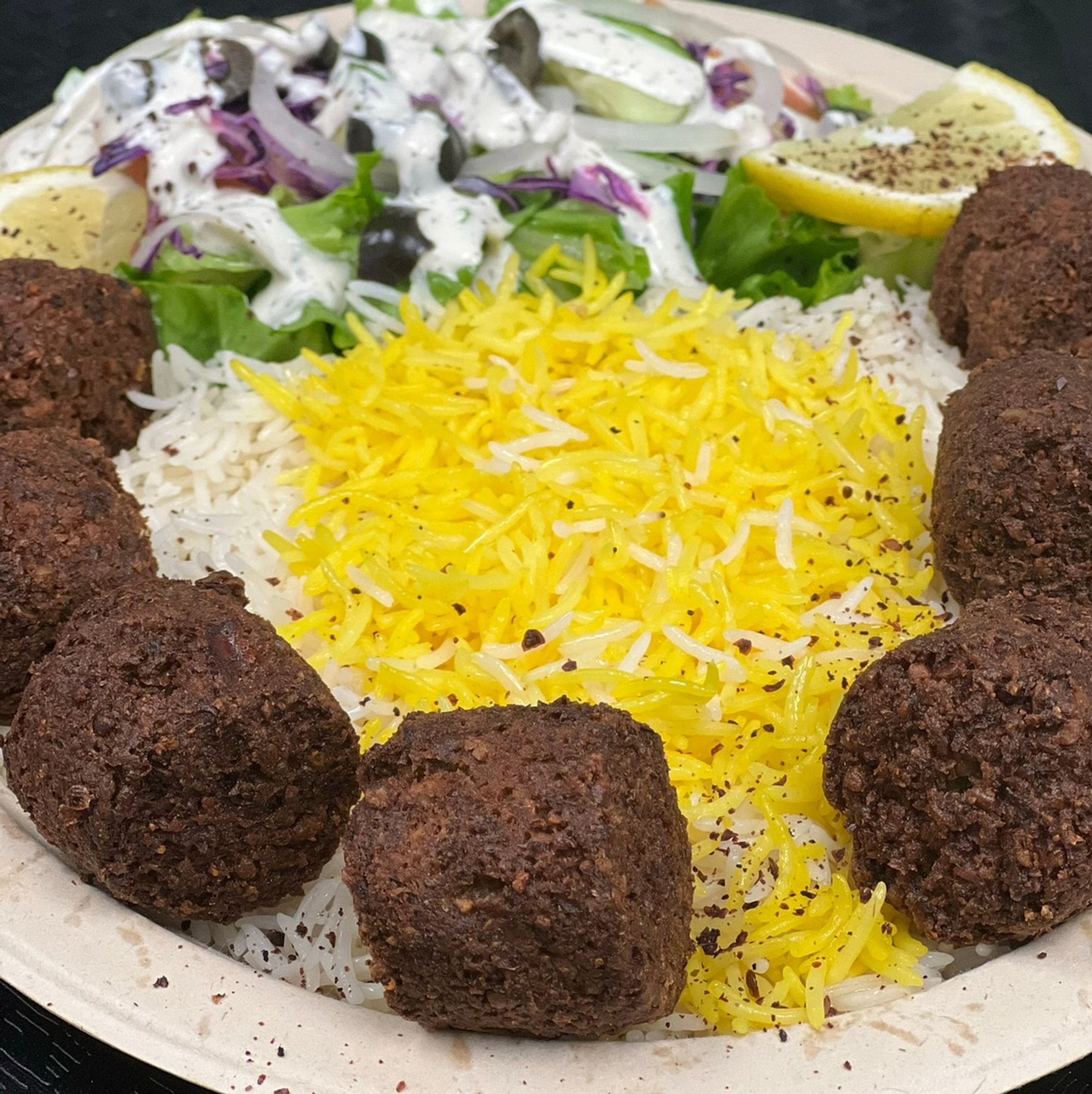 Falafel Rice Plate