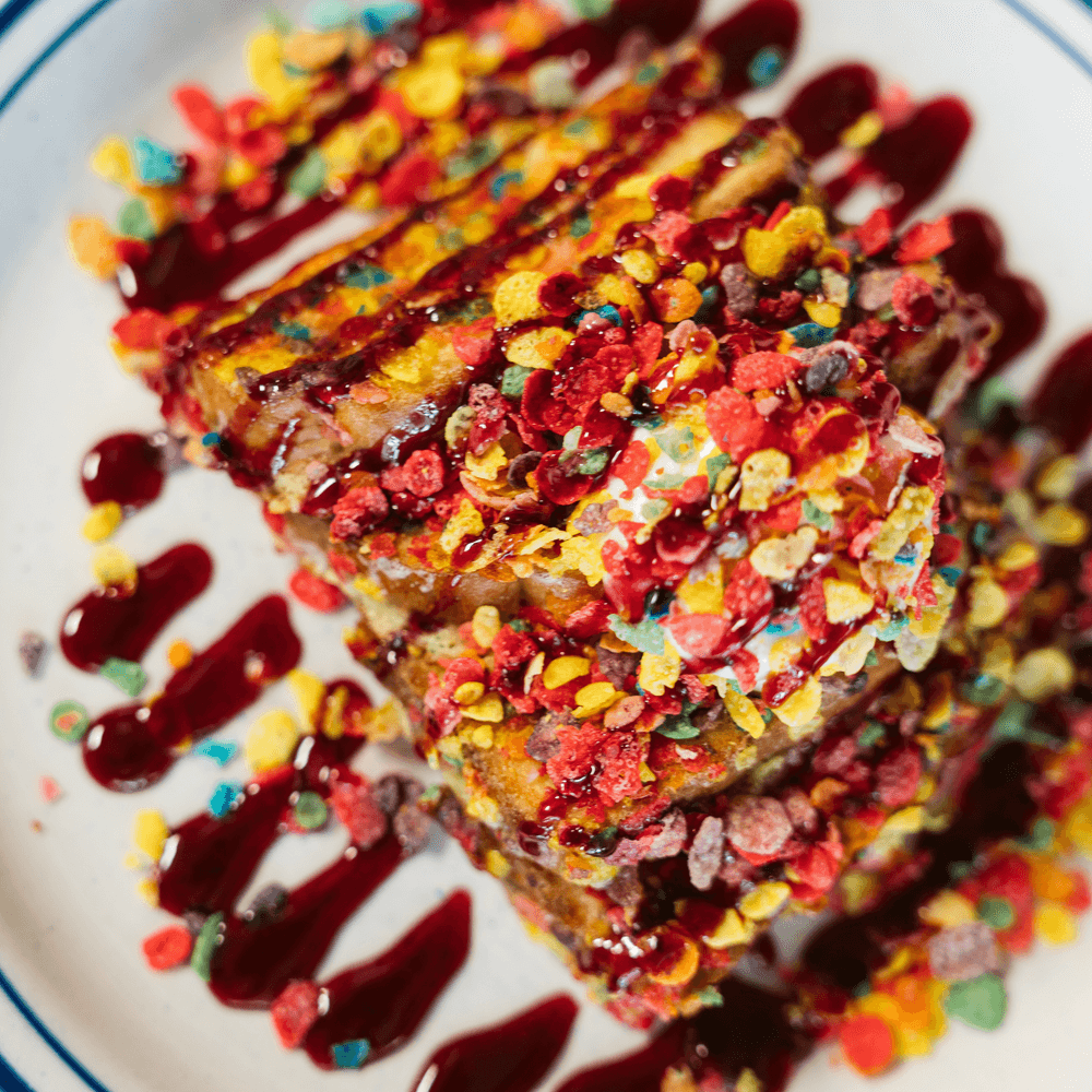 Fruity Pebbles French Toast