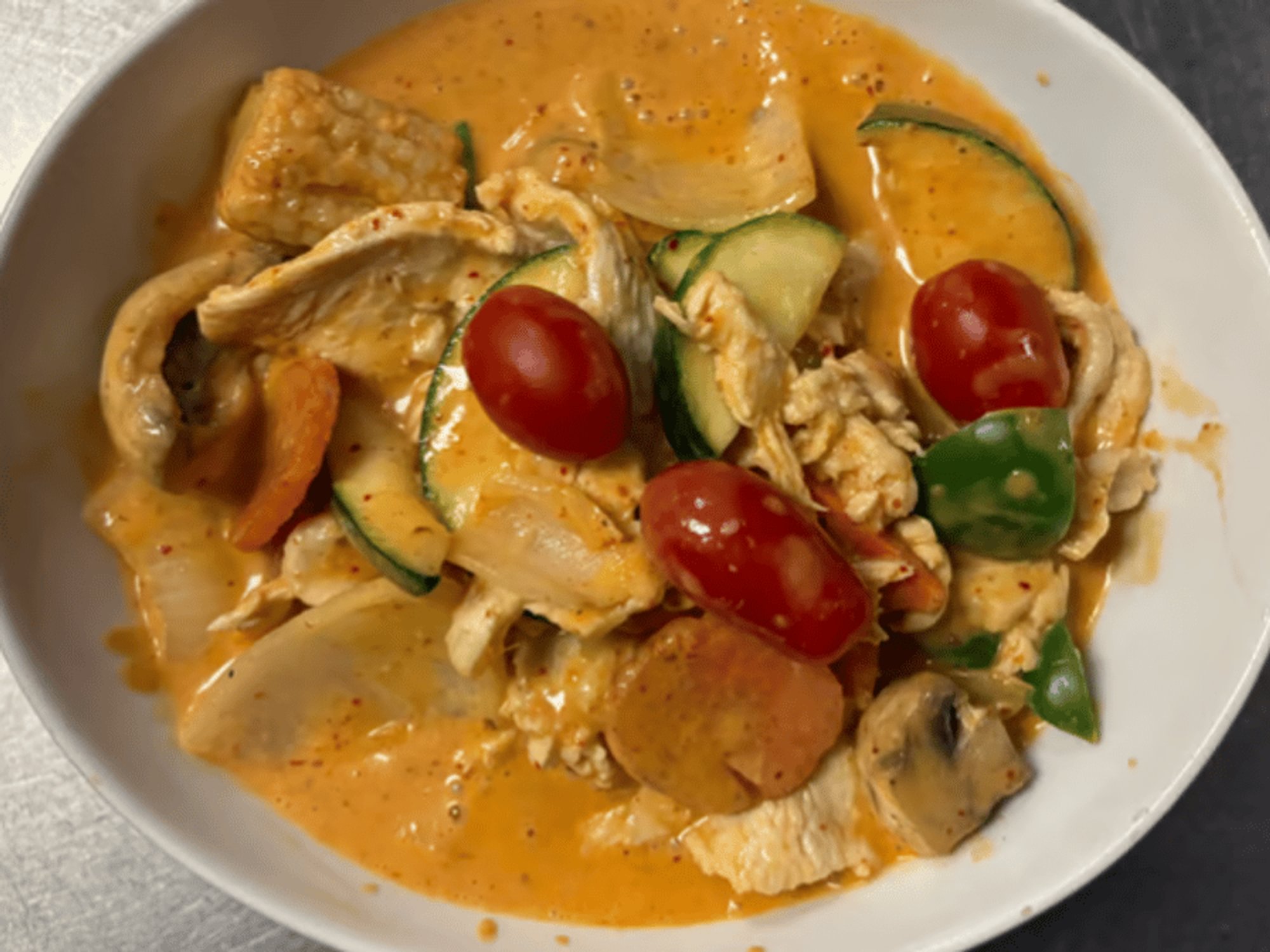 Red Curry with Chicken