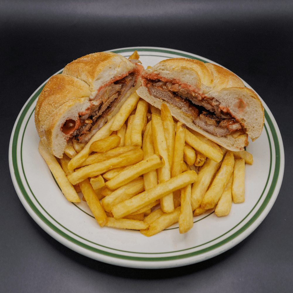 Pork Steak Sandwich