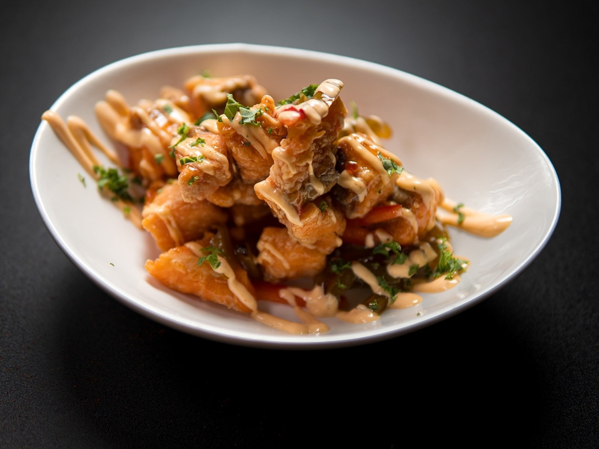Firecracker Salmon Bites