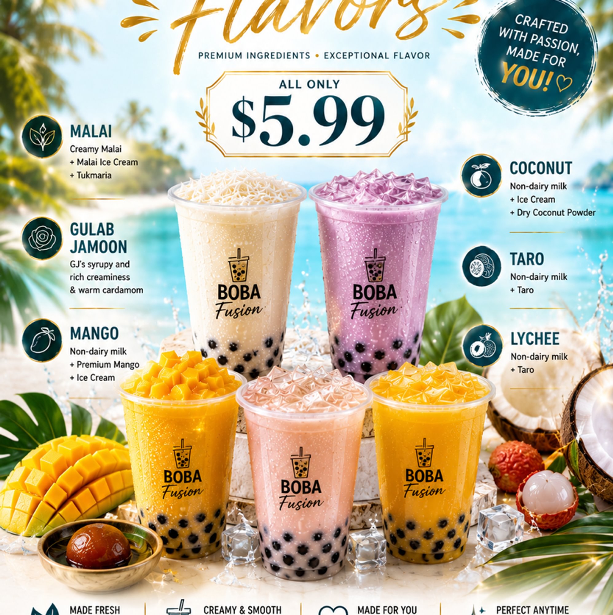 Lychee Boba