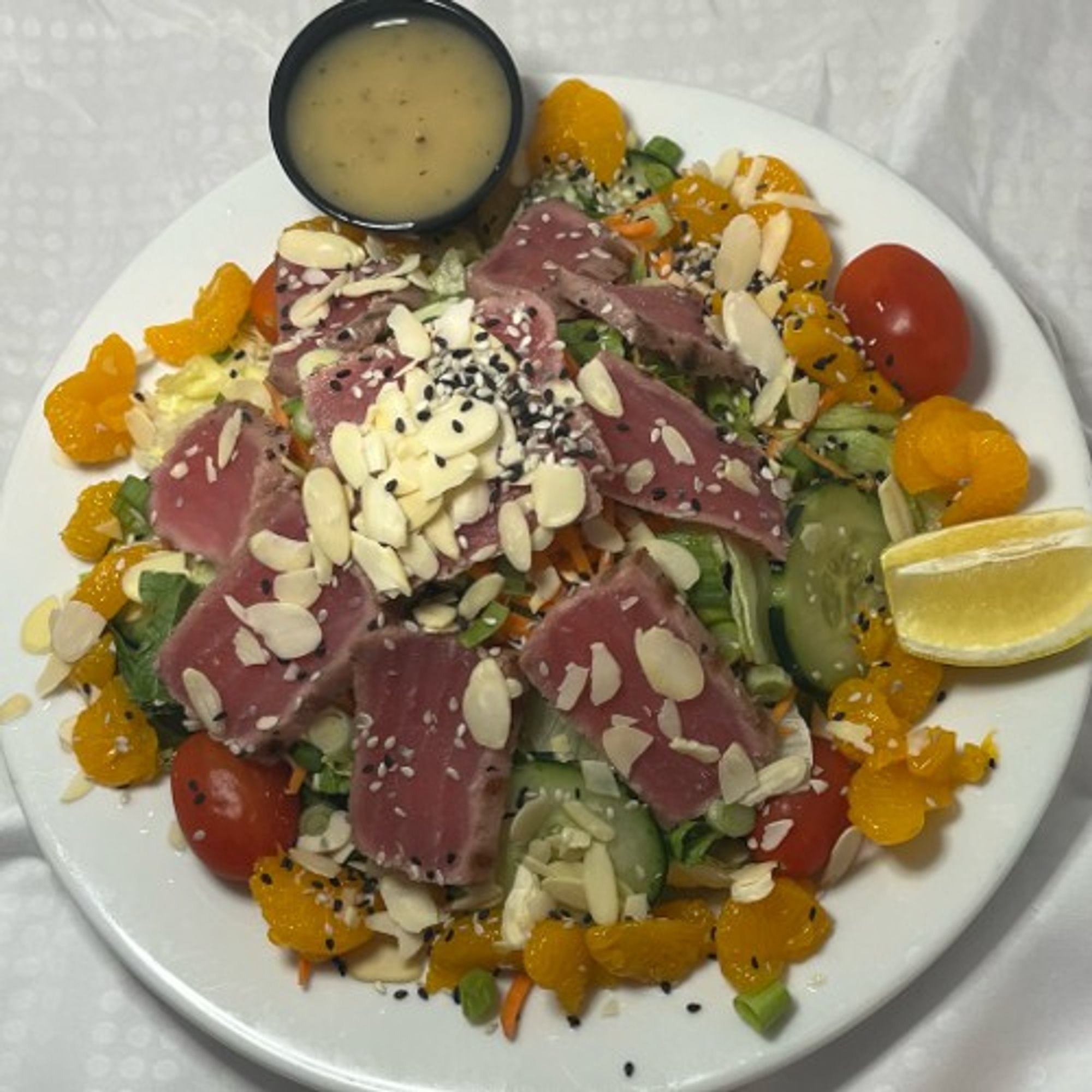 Seared Ahi Tuna Sashimi Salad