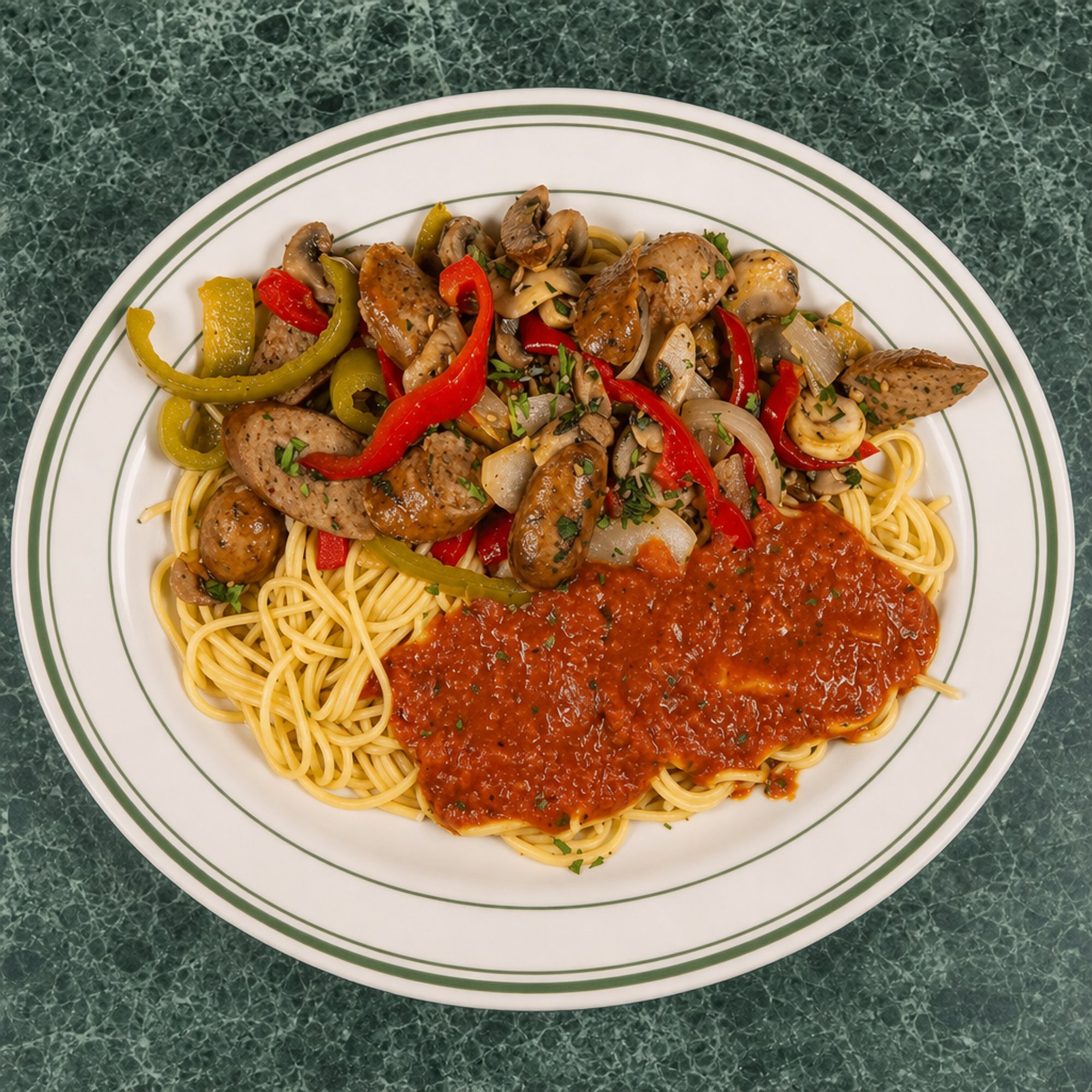 Vegan Sausage Marsala