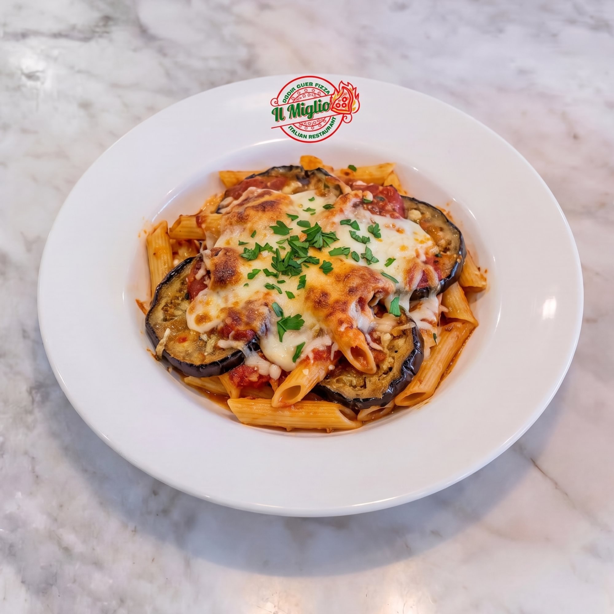 Eggplant Parm Pasta