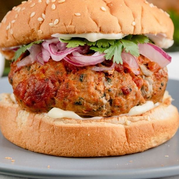 Chicken Tikka Burger