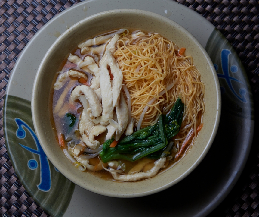 Shredded Chicken Noodle Soup