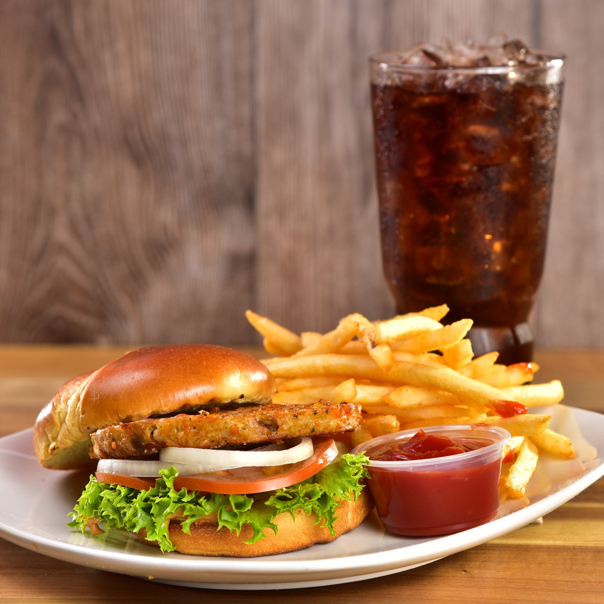 Classic Garden Burger Meal