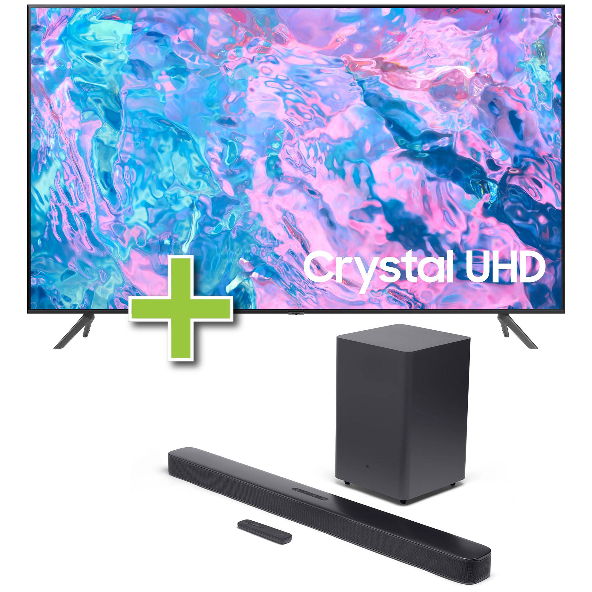 85" Samsung 4K UHD Smart TV & JBL 2.1 ch Soundbar