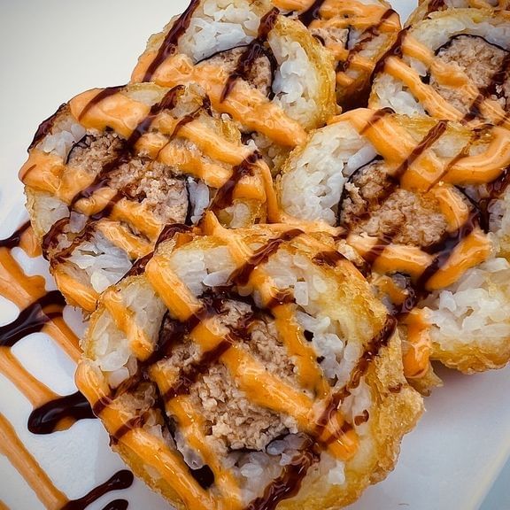 (Off) Golden spicy tuna roll