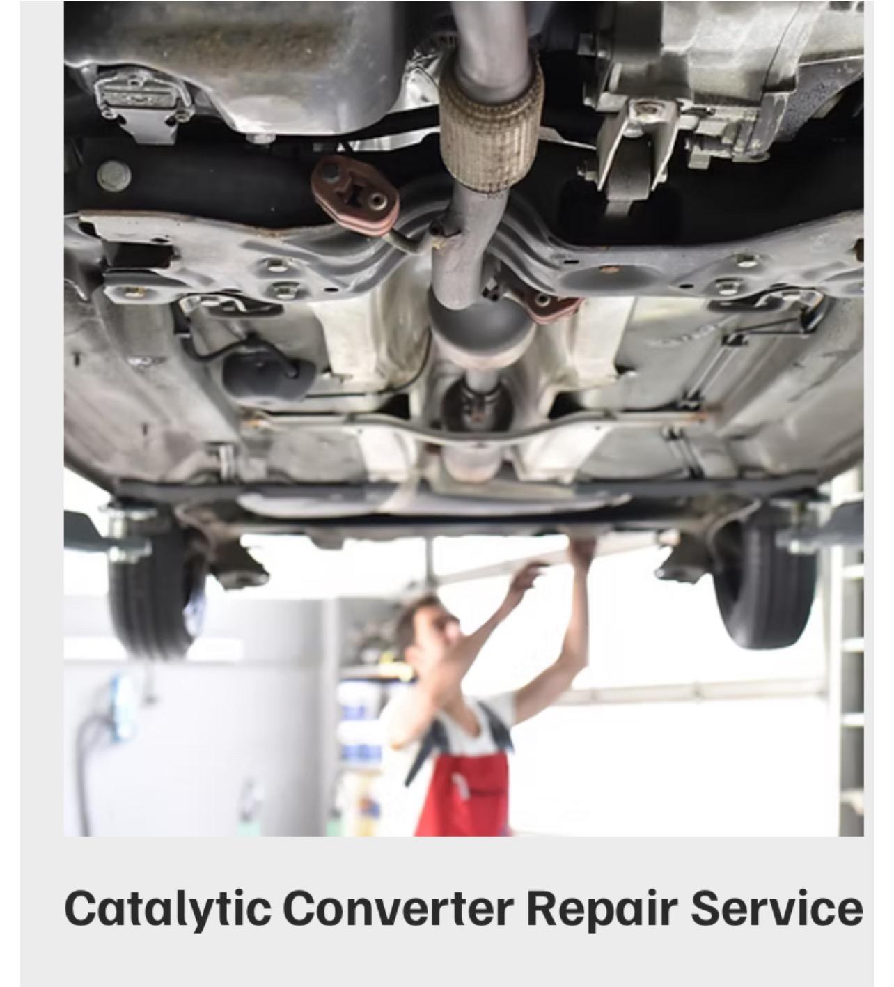 Catalytic converter repair service