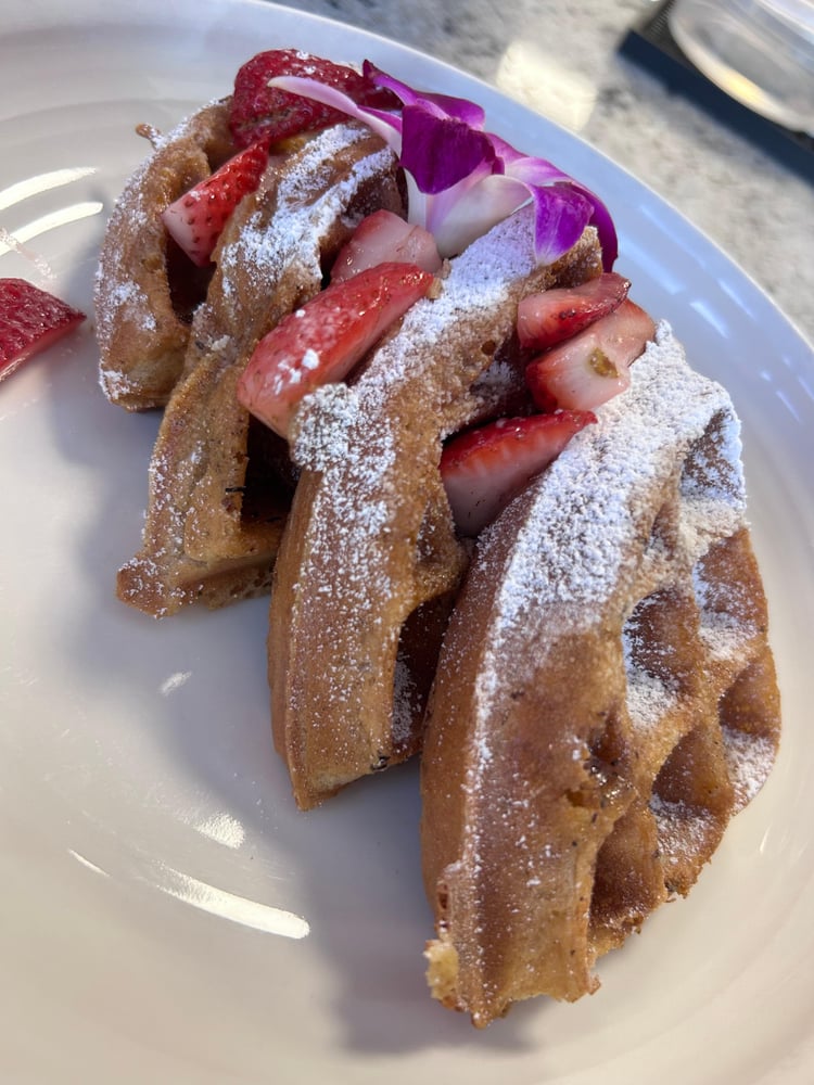 Kids Sweet Potato Waffle n Bacon