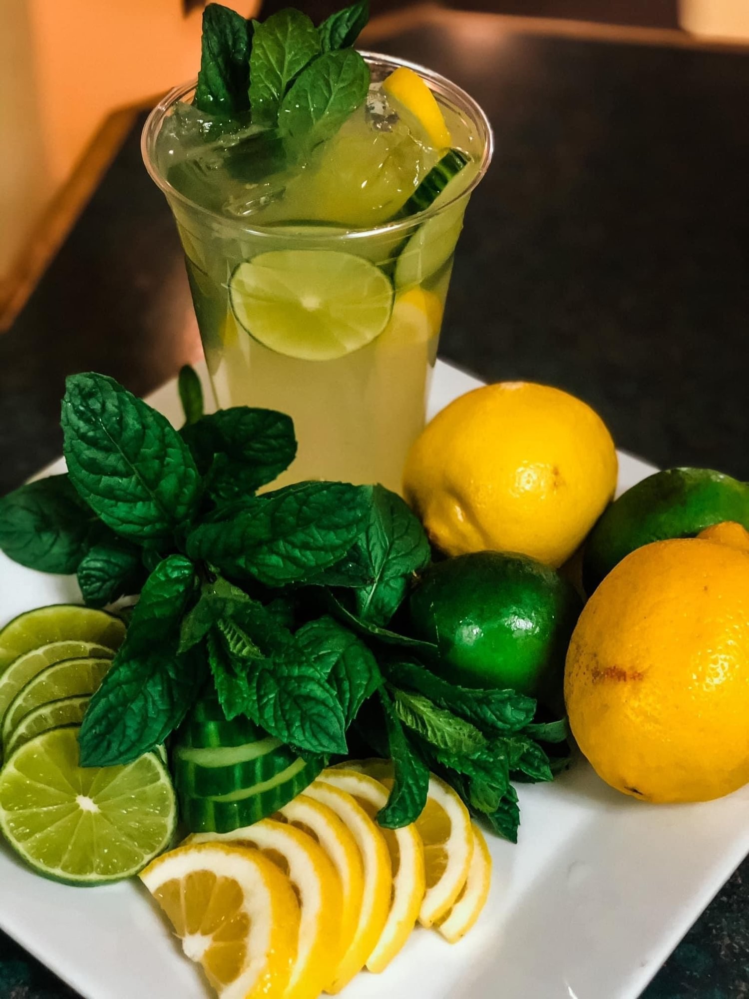 Mint Cucumber Lemonade
